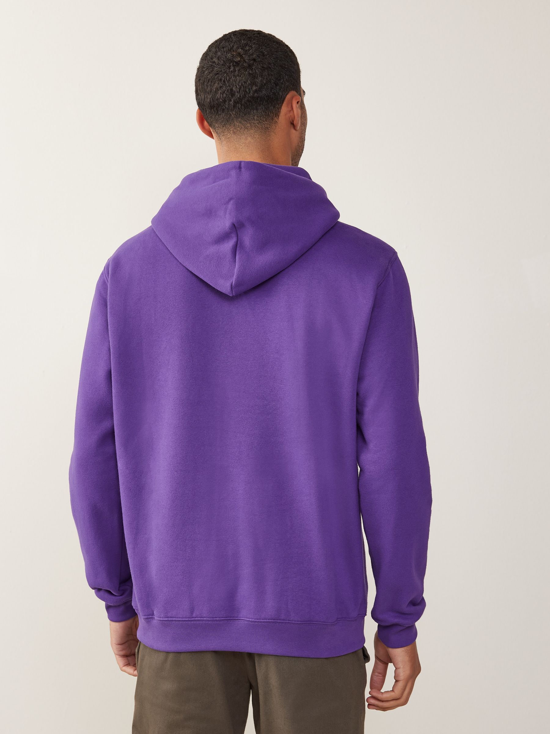 Purple Drawstring Hoodie - Image 2 of 4