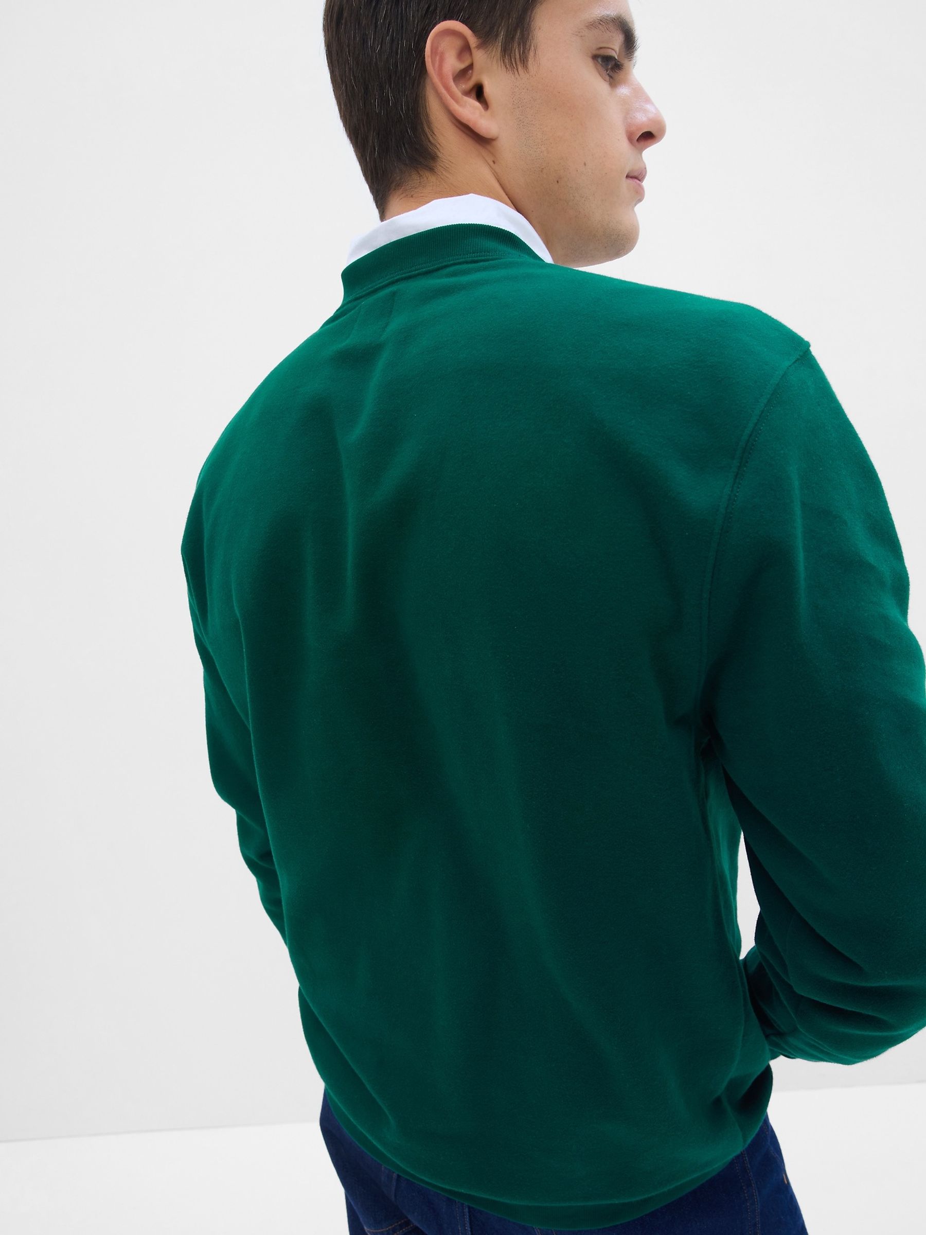 Green 1969 Logo Crew Neck Sweatshirt - Image 2 of 2