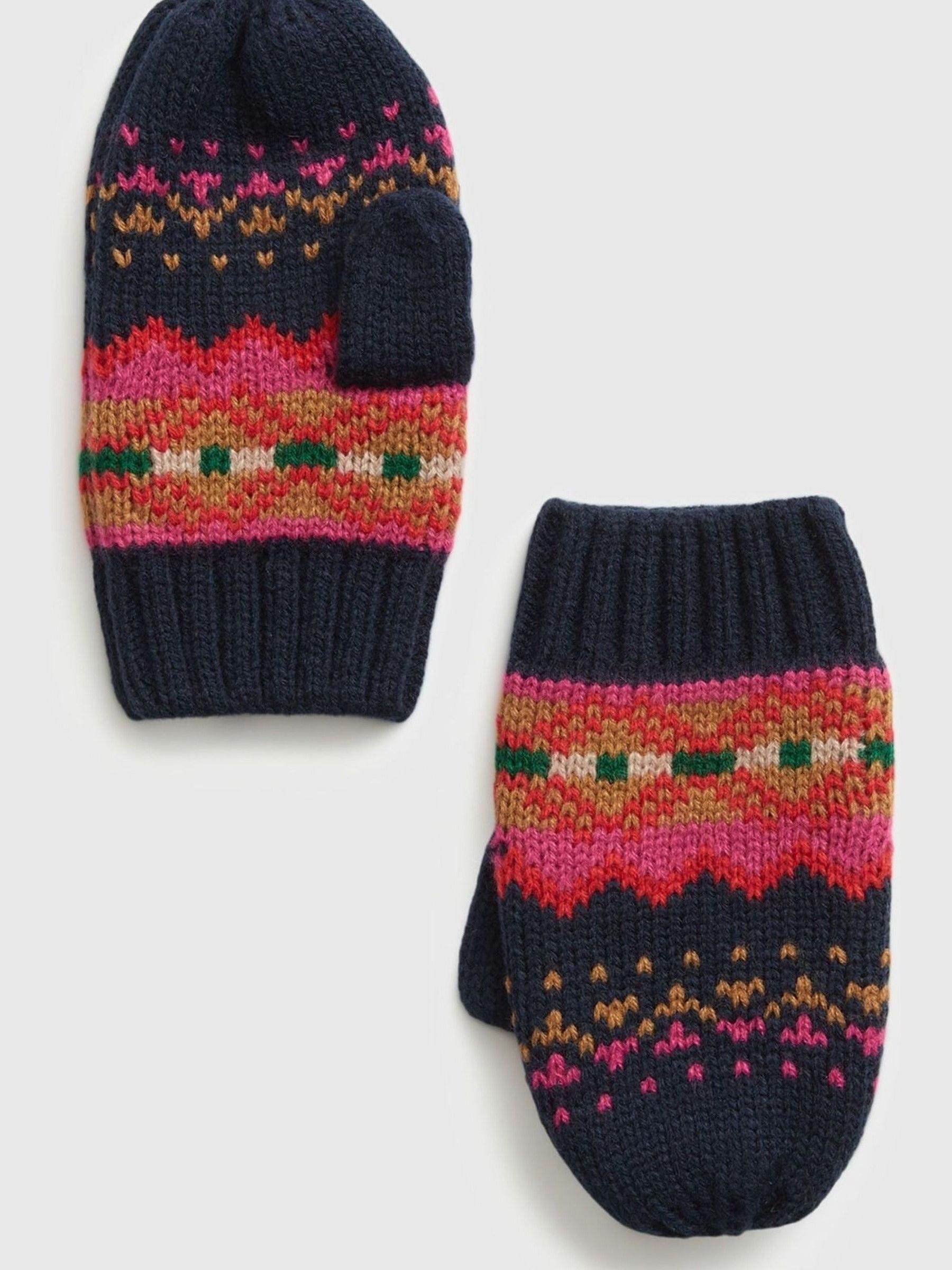 Black Organic Cotton Mittens - Image 1 of 1