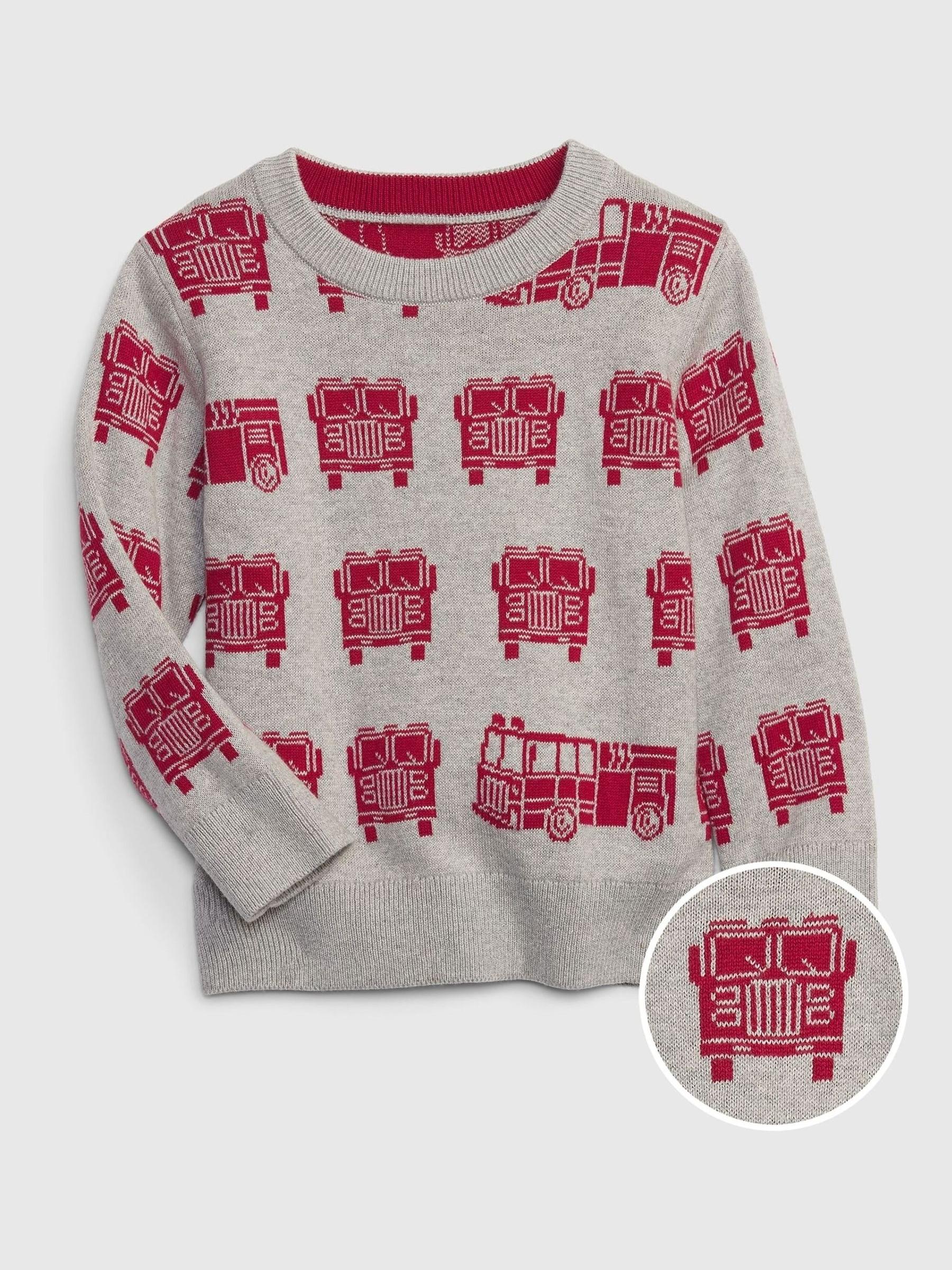 Red Fire Engine Graphic Jumper - Image 1 of 1
