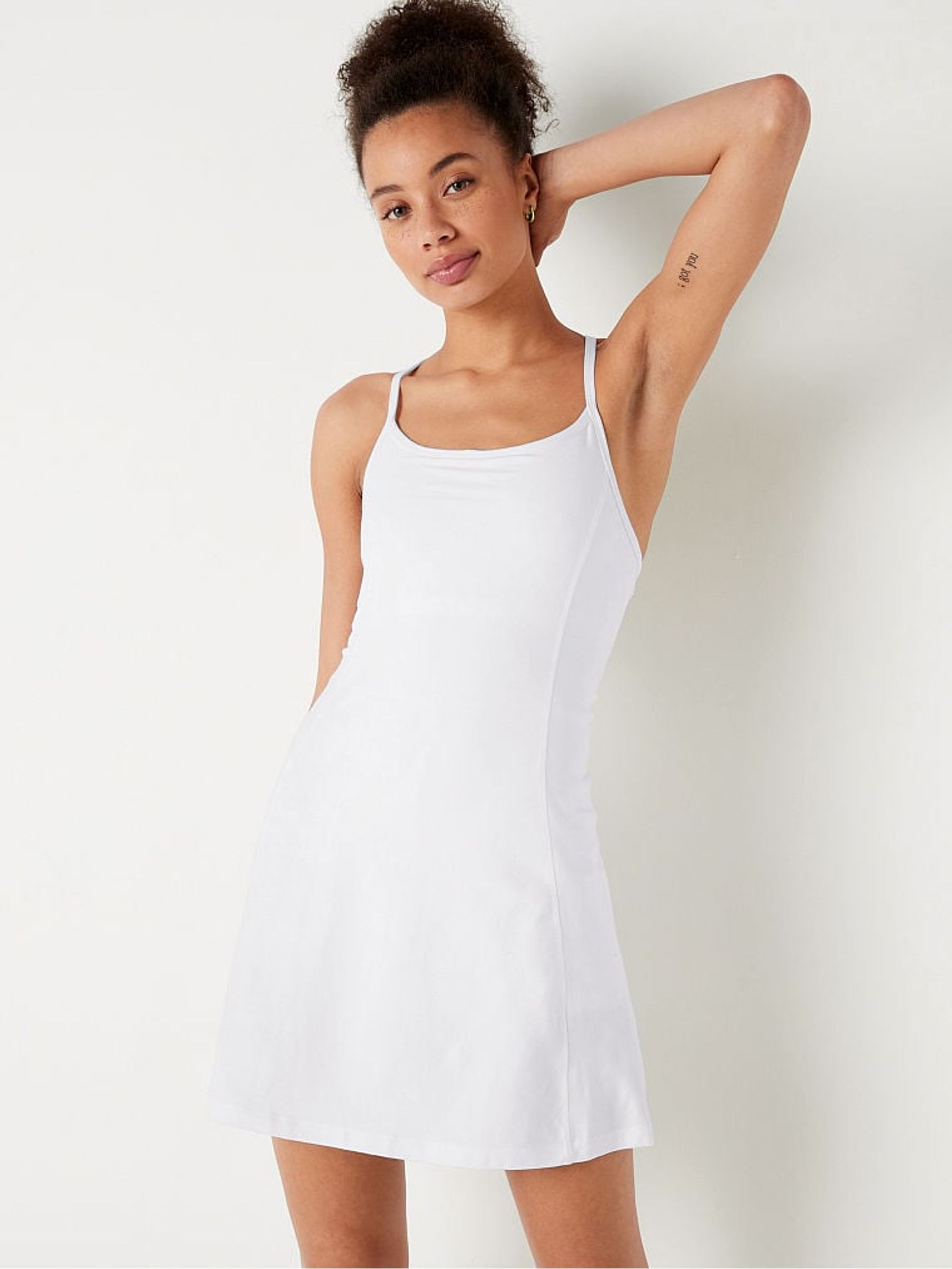 Optic White Active Dress - Image 1 of 4