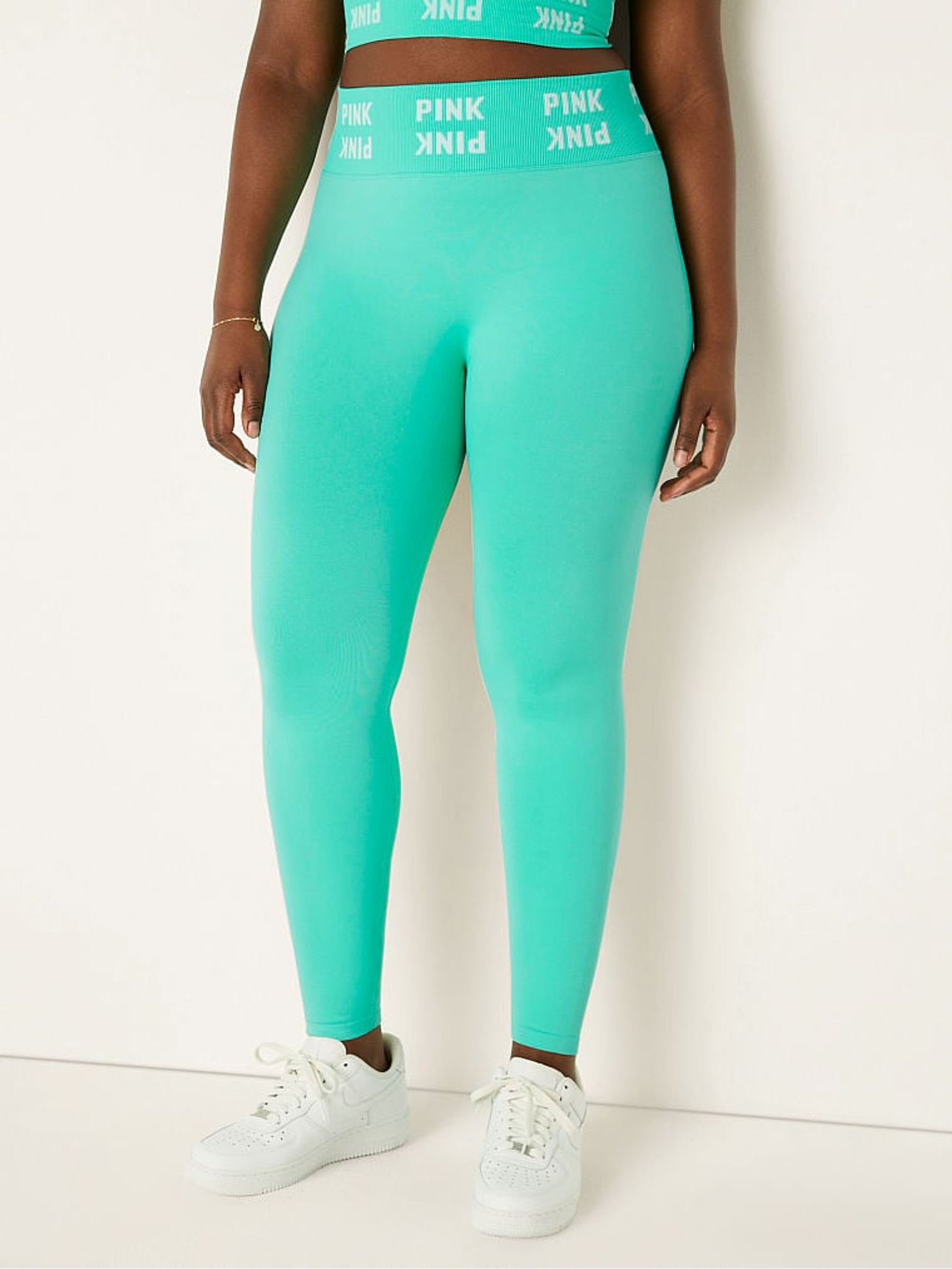 Teal Ice Seamless HighWaist Full Length Tight - Image 1 of 4