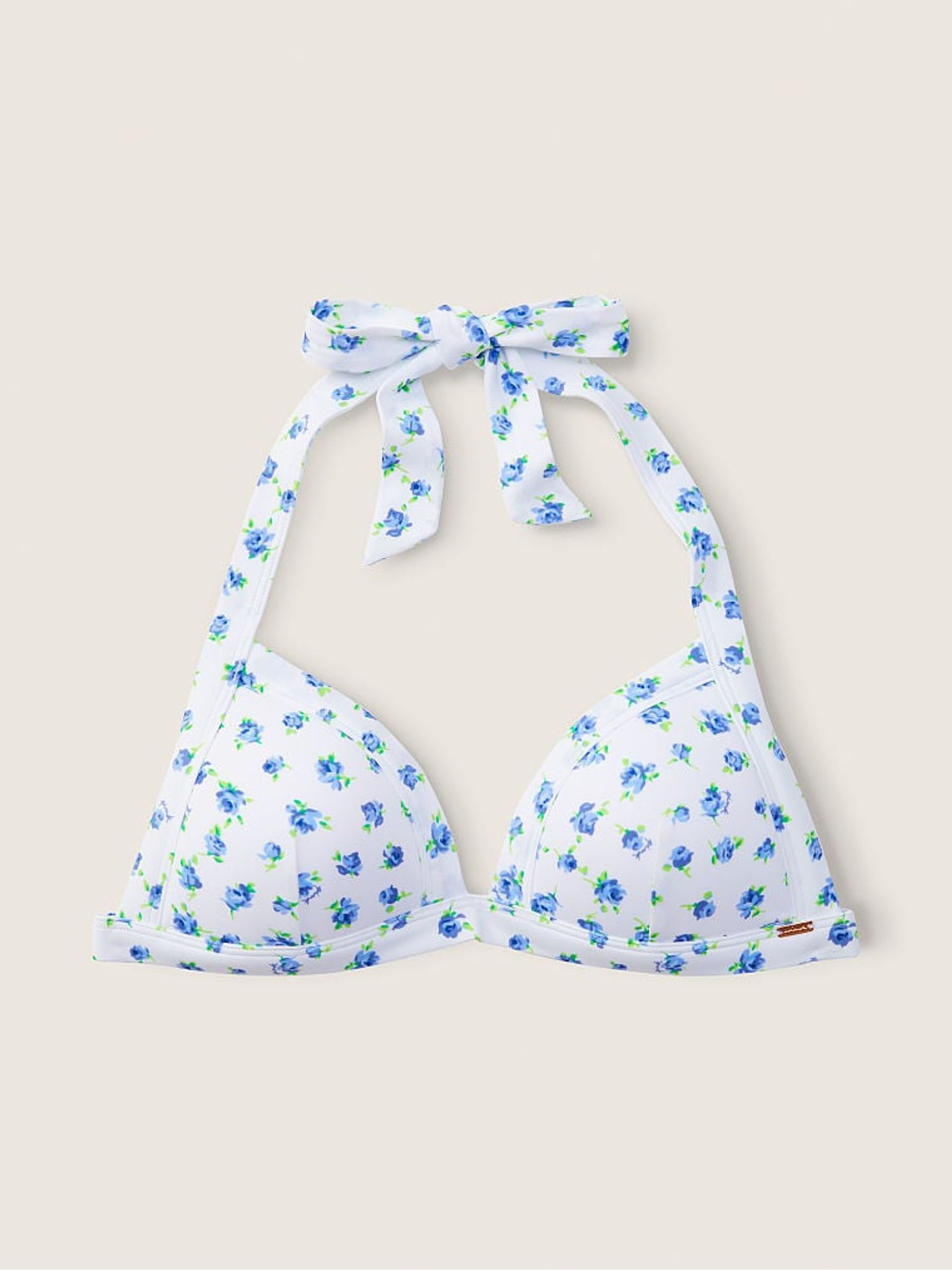 Morning Sky White PushUp Triangle Bikini Top - Image 4 of 4
