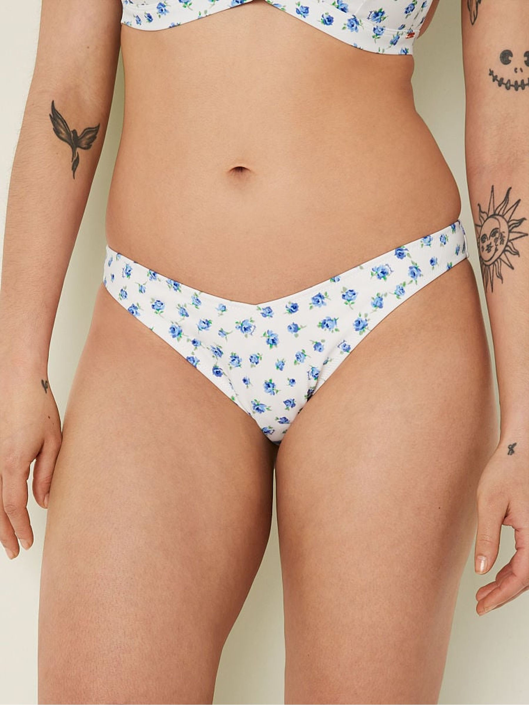Morning Sky White Brazilian Bikini Bottom - Image 3 of 4