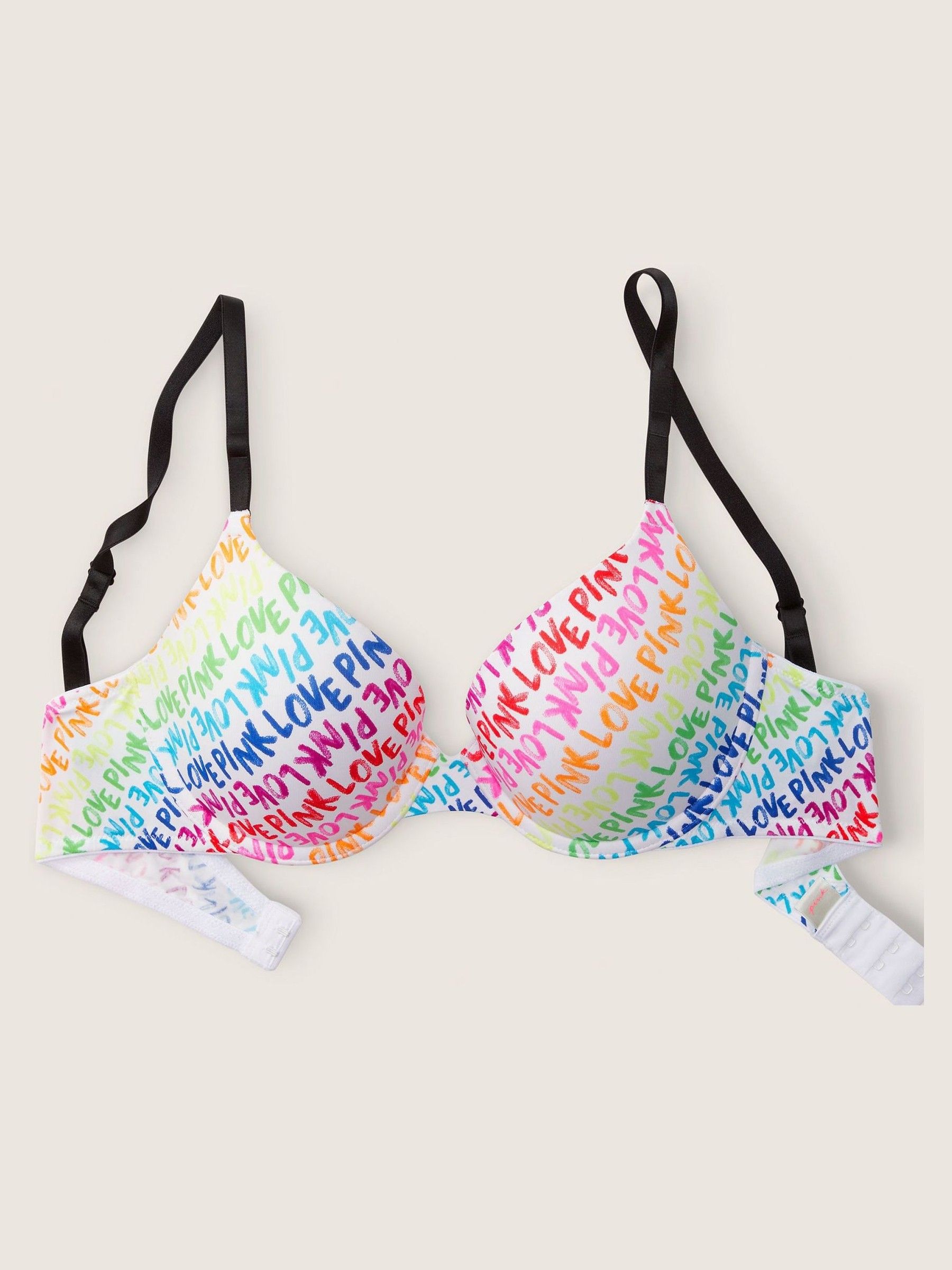 Rainbow White Smooth Push Up Bra - Image 3 of 4