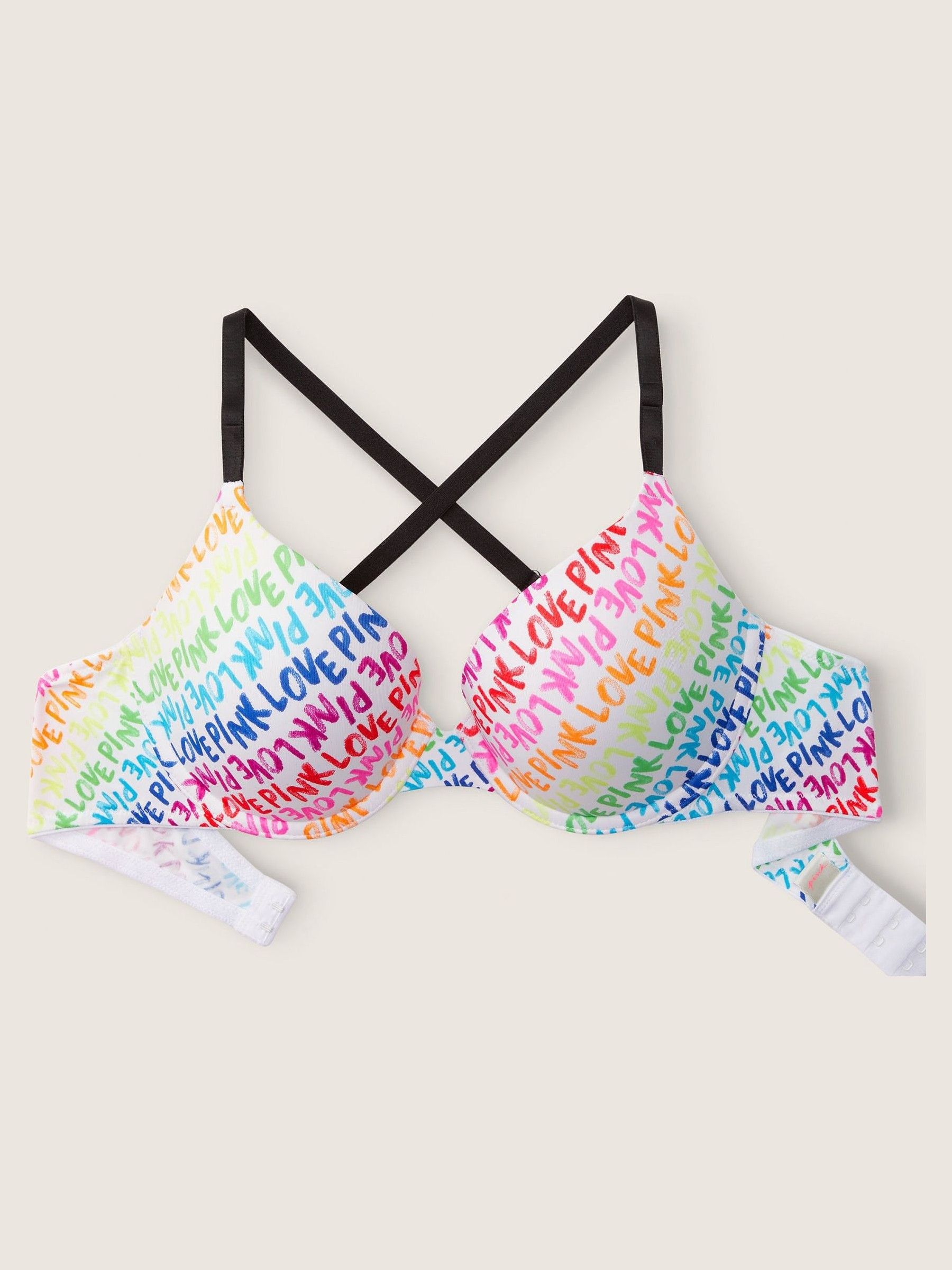 Rainbow White Smooth Push Up Bra - Image 4 of 4