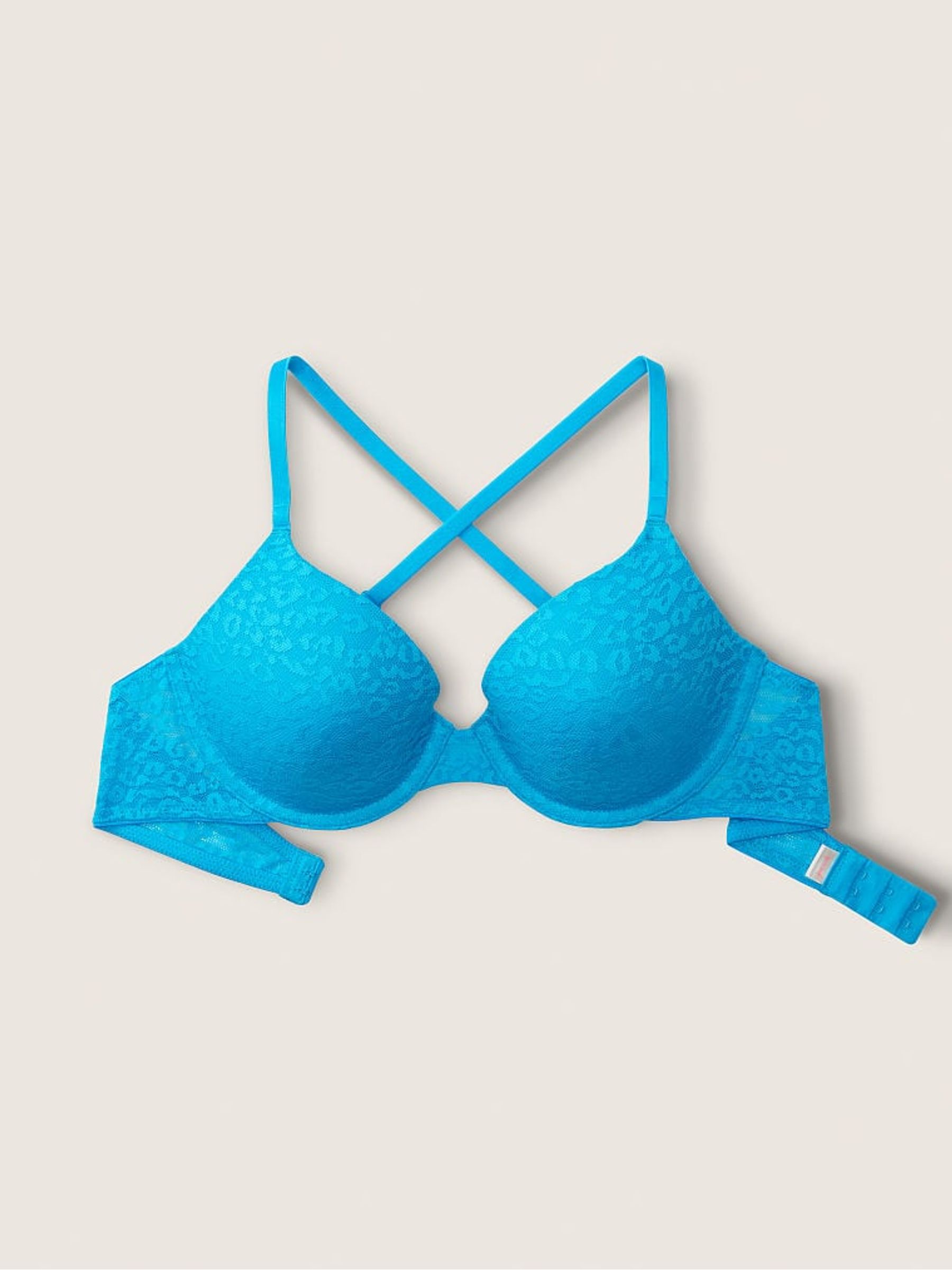 Bright Marine Blue Lace Lightly Lined T-Shirt Bra - Image 4 of 5