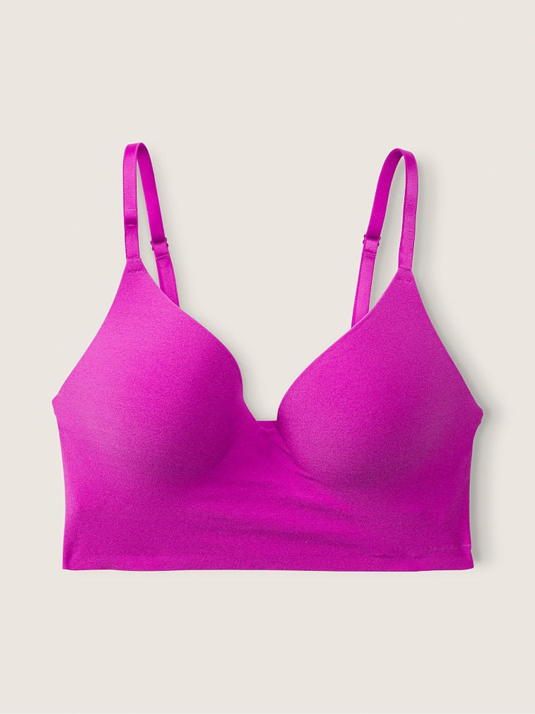 Dahlia Magenta Pink Smooth Non Wired Push Up Bralette - Image 4 of 4