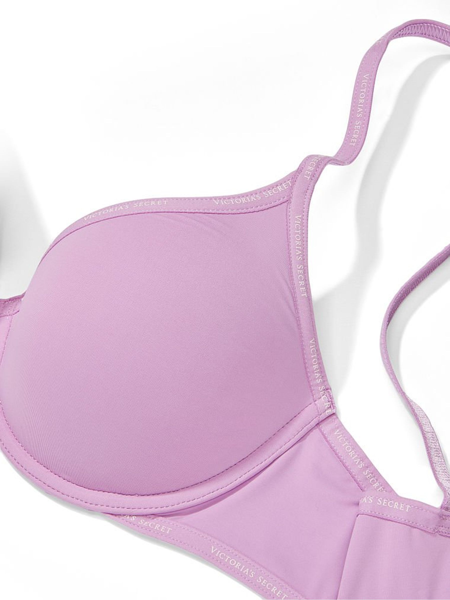 Purple Smooth Logo Strap Lightly Lined T-Shirt Bra - Image 4 of 4 Purple Smooth Logo Strap Lightly Lined T-Shirt Bra - Image 4 of 4
