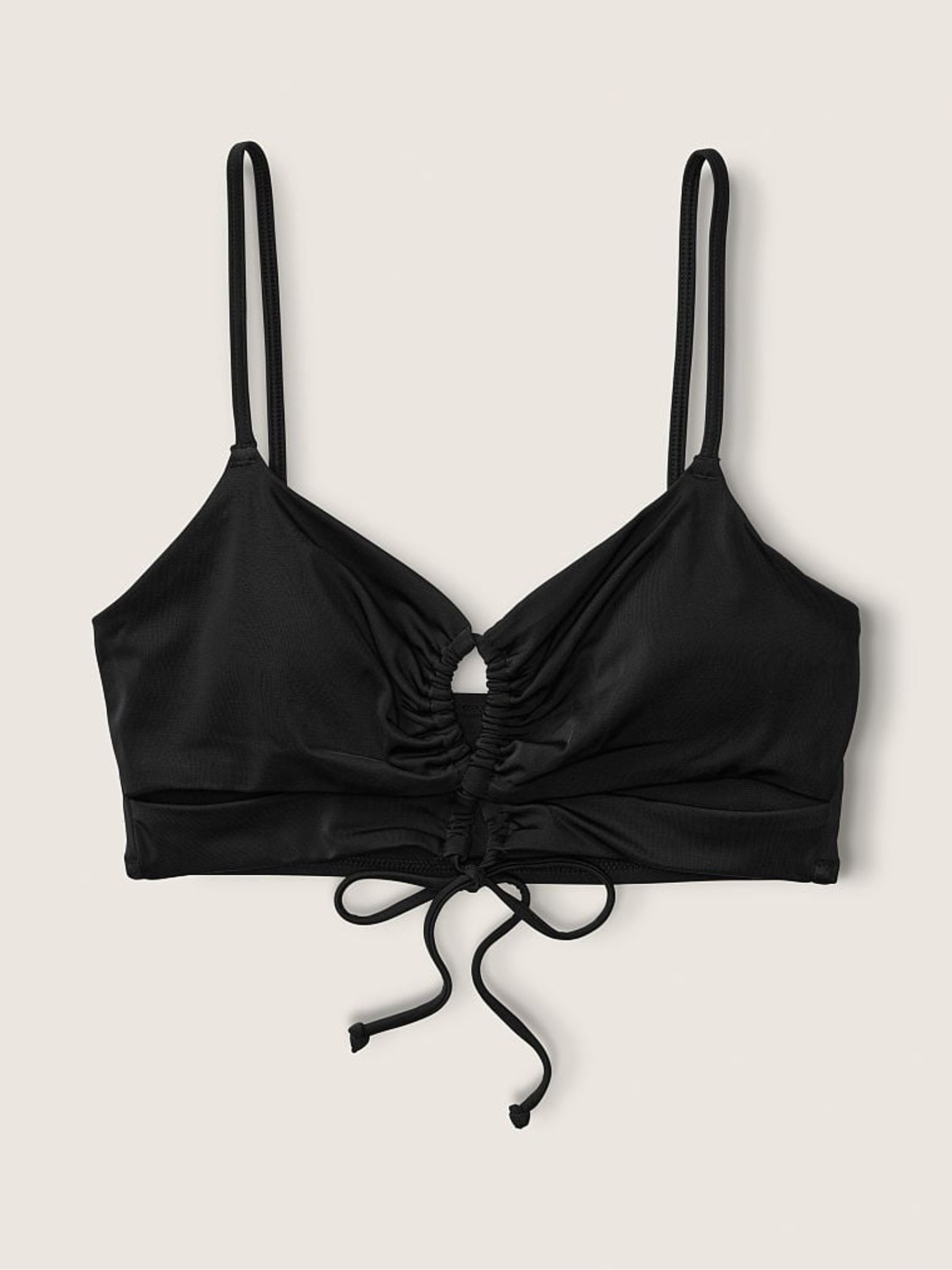 Pure Black Cutout Bikini Top - Image 4 of 4
