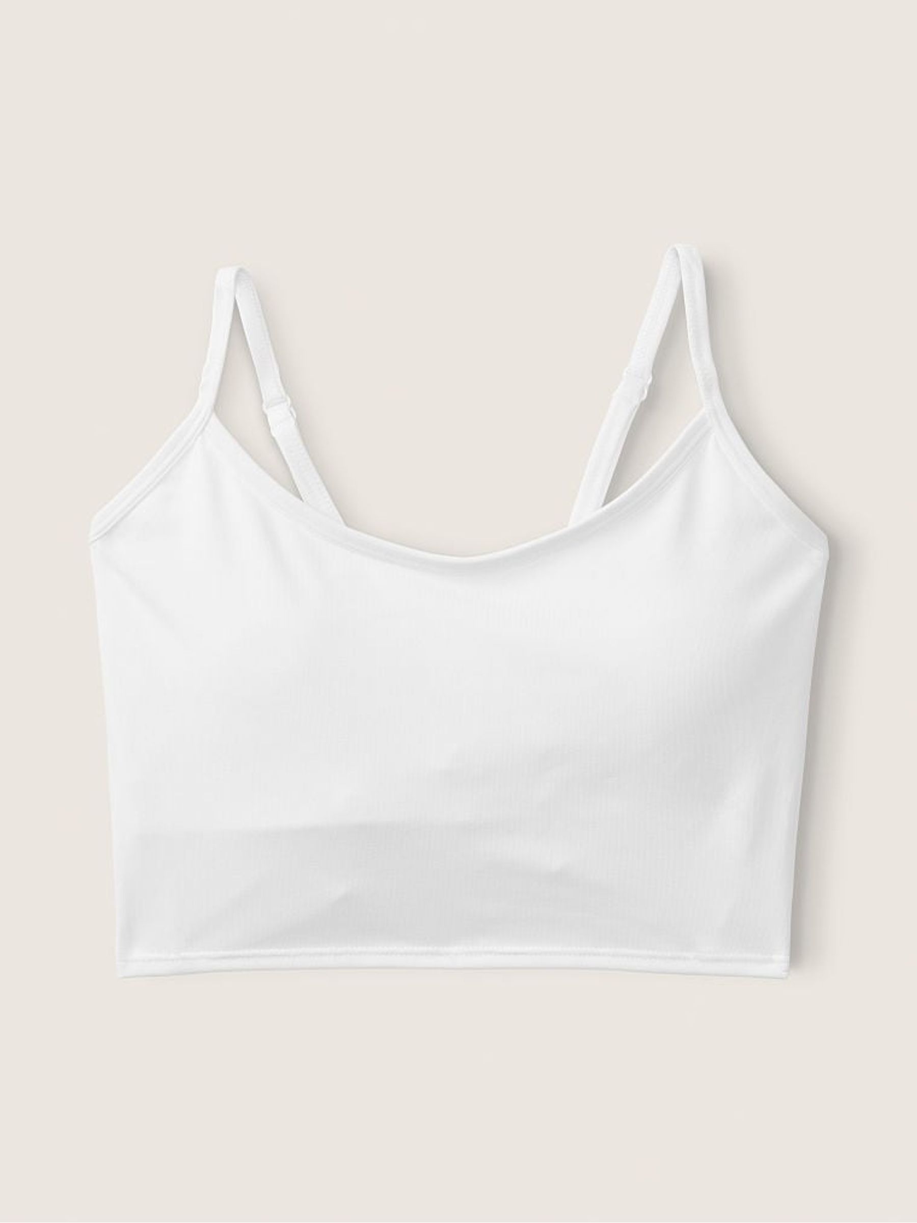 Optic White Ultimate Lightly Lined Twist Back Sports Bra - Image 1 of 2