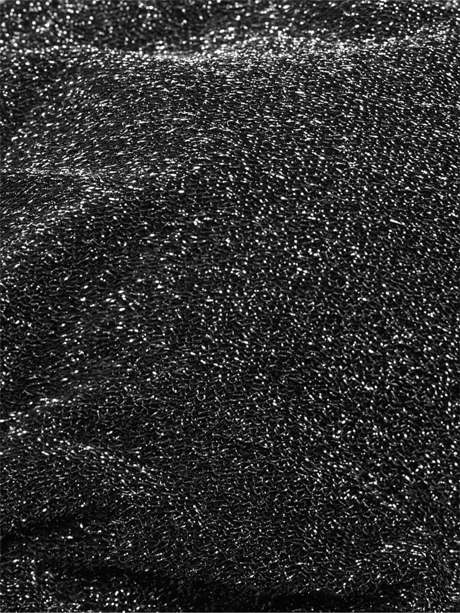 Pure Black Triangle Shimmer Bikini Top - Image 4 of 4