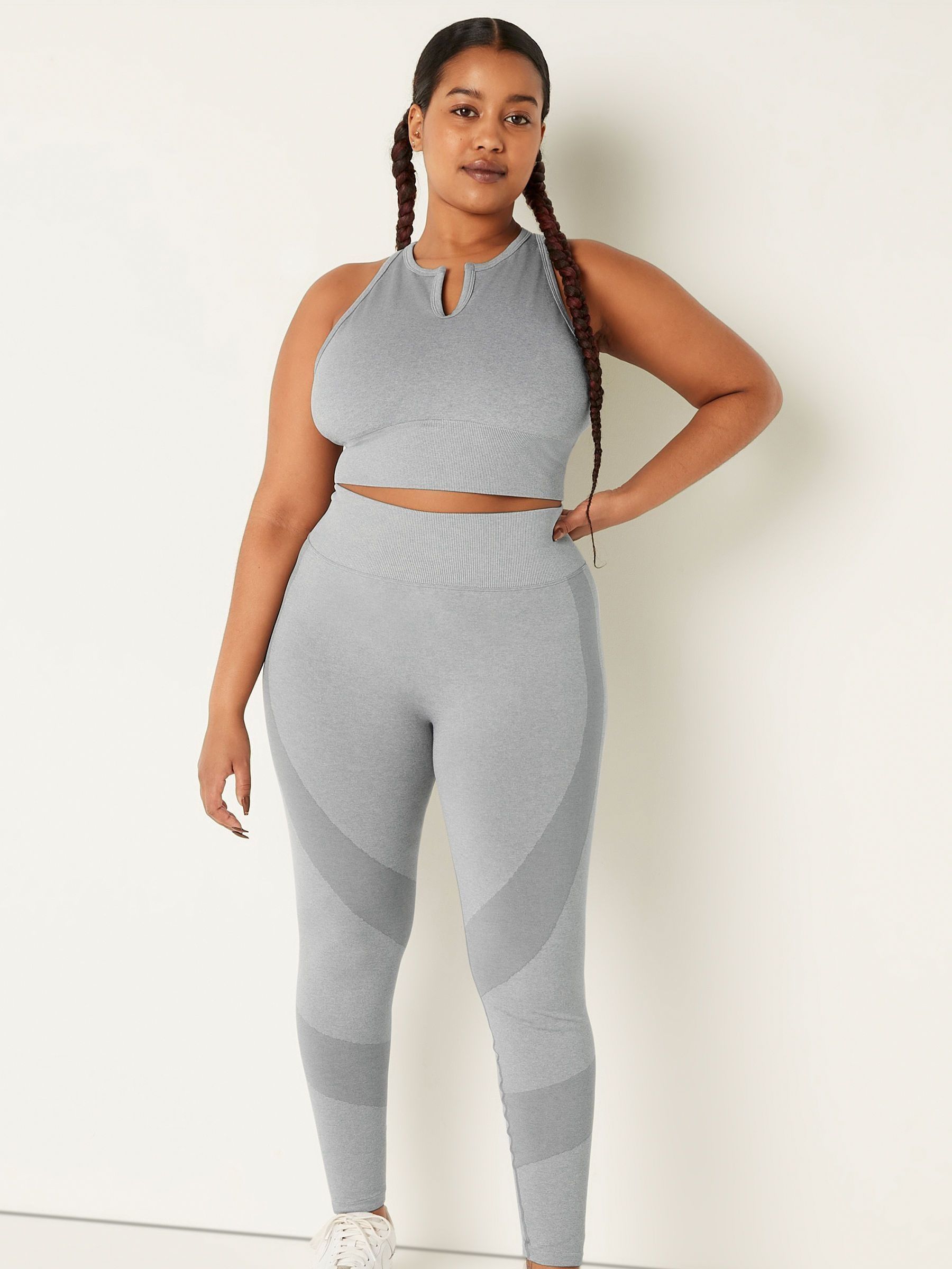 Grey Oasis Seamless Sports Bra - Image 3 of 4