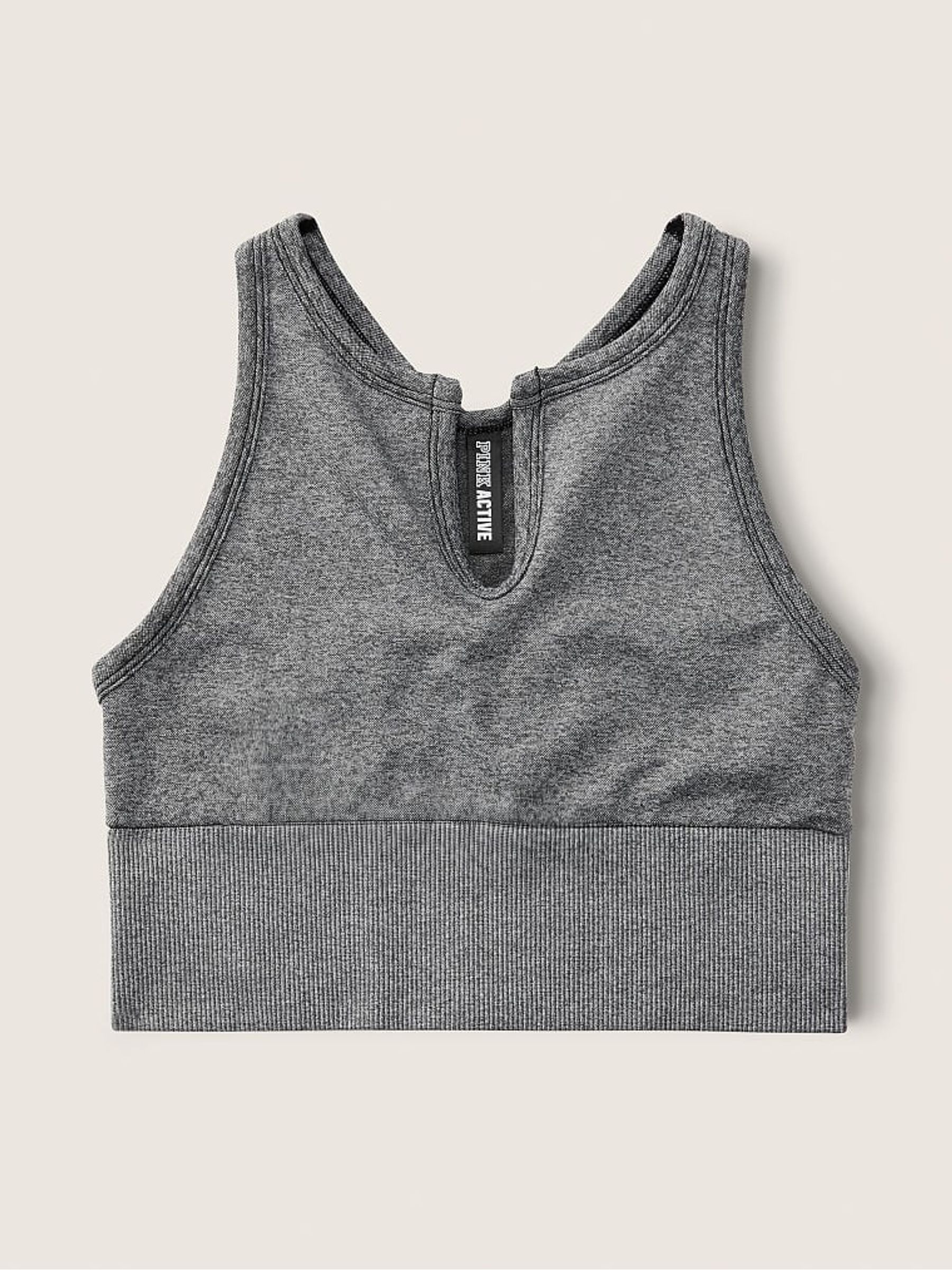 Pure Black Seamless Sports Bra - Image 4 of 4