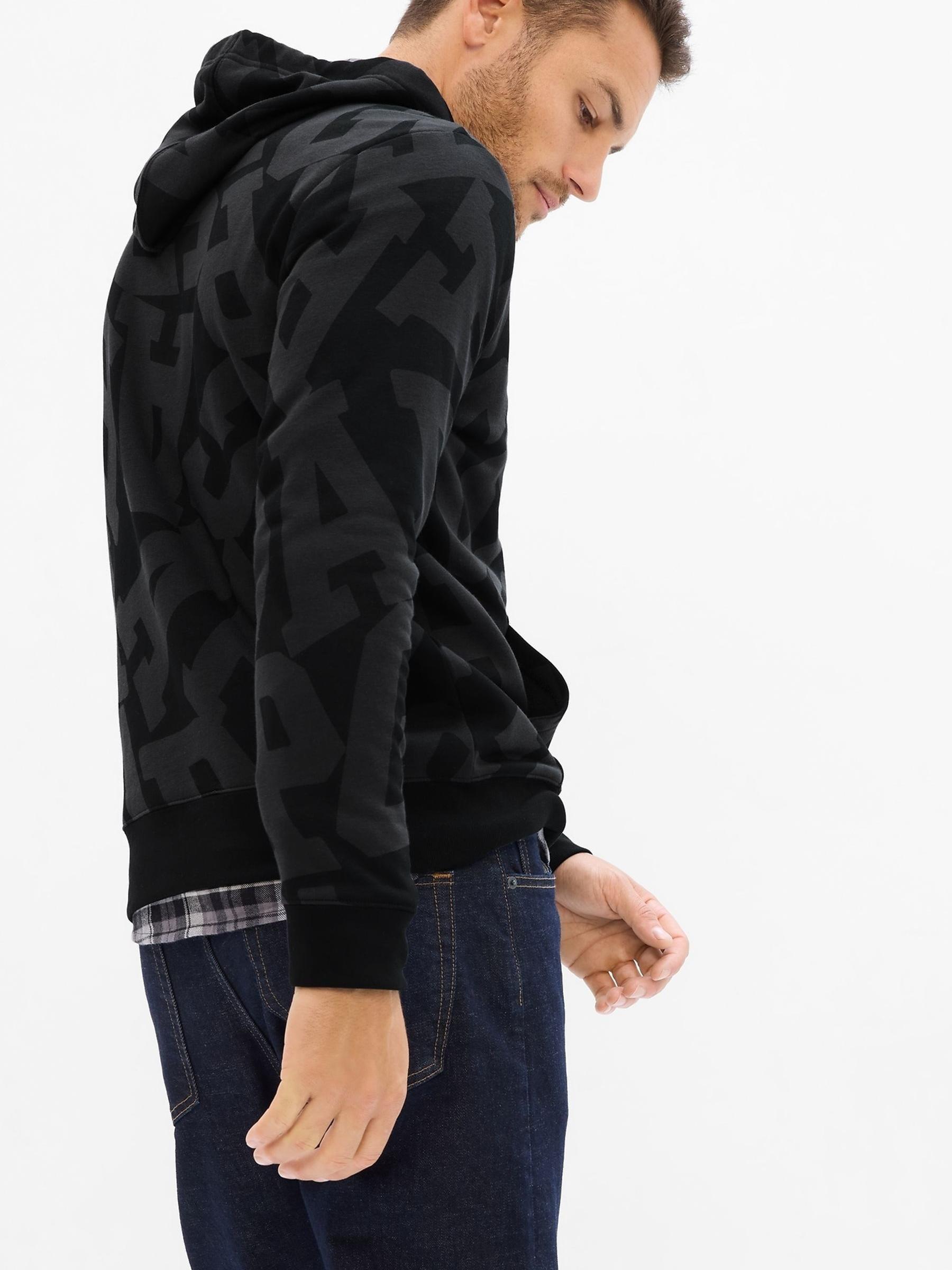 Black Camo Logo Hoodie - Image 2 of 3