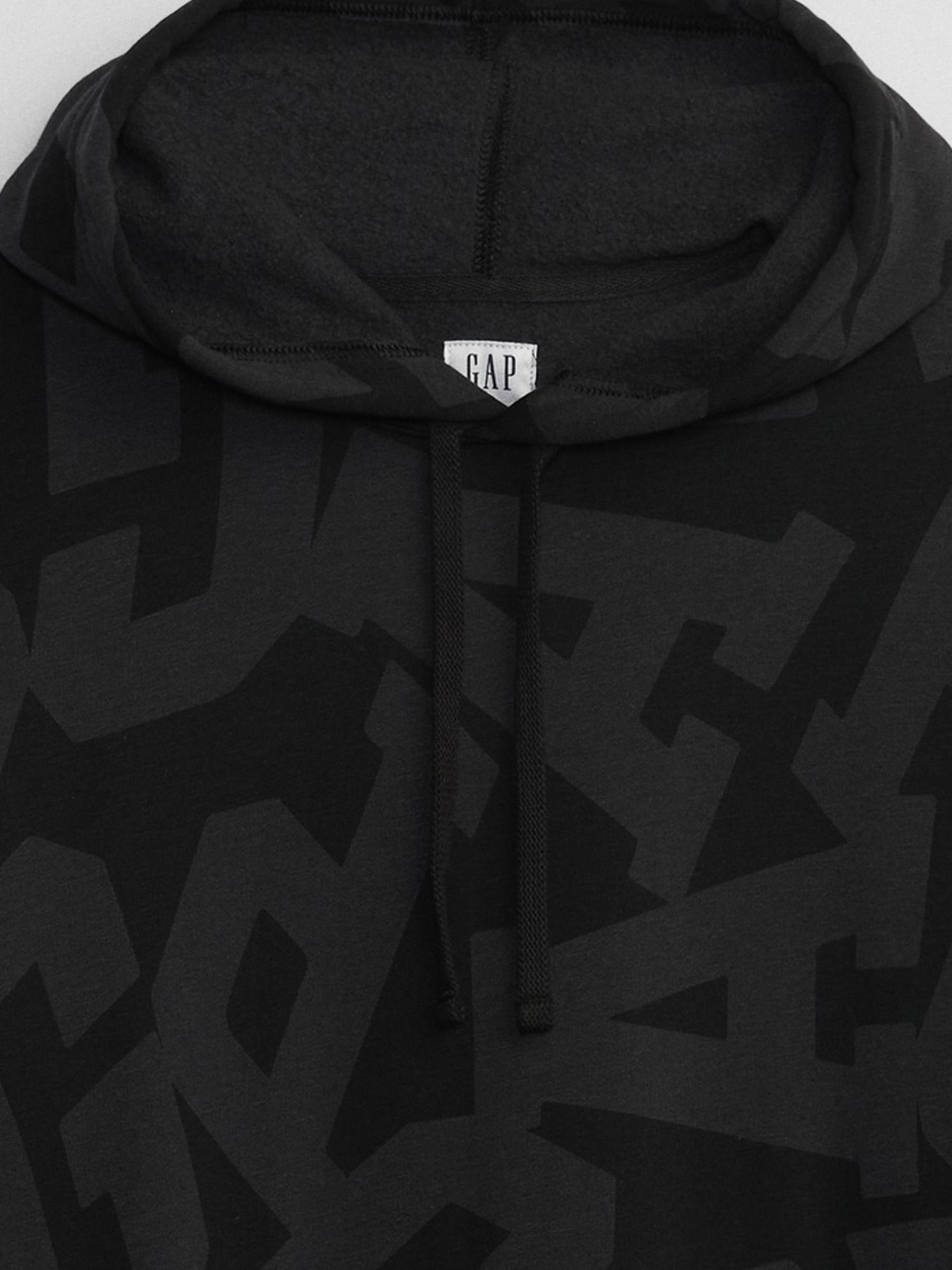 Black Camo Logo Hoodie - Image 3 of 3