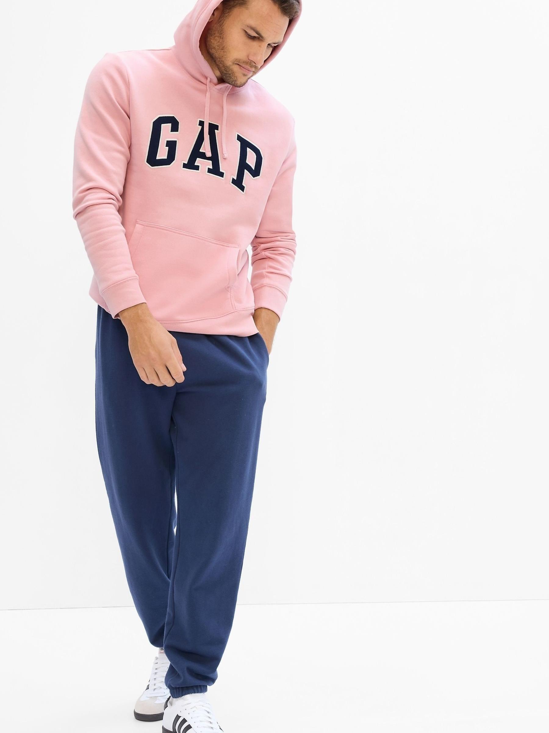 Light Pink Logo Arch Hoodie - Image 1 of 1