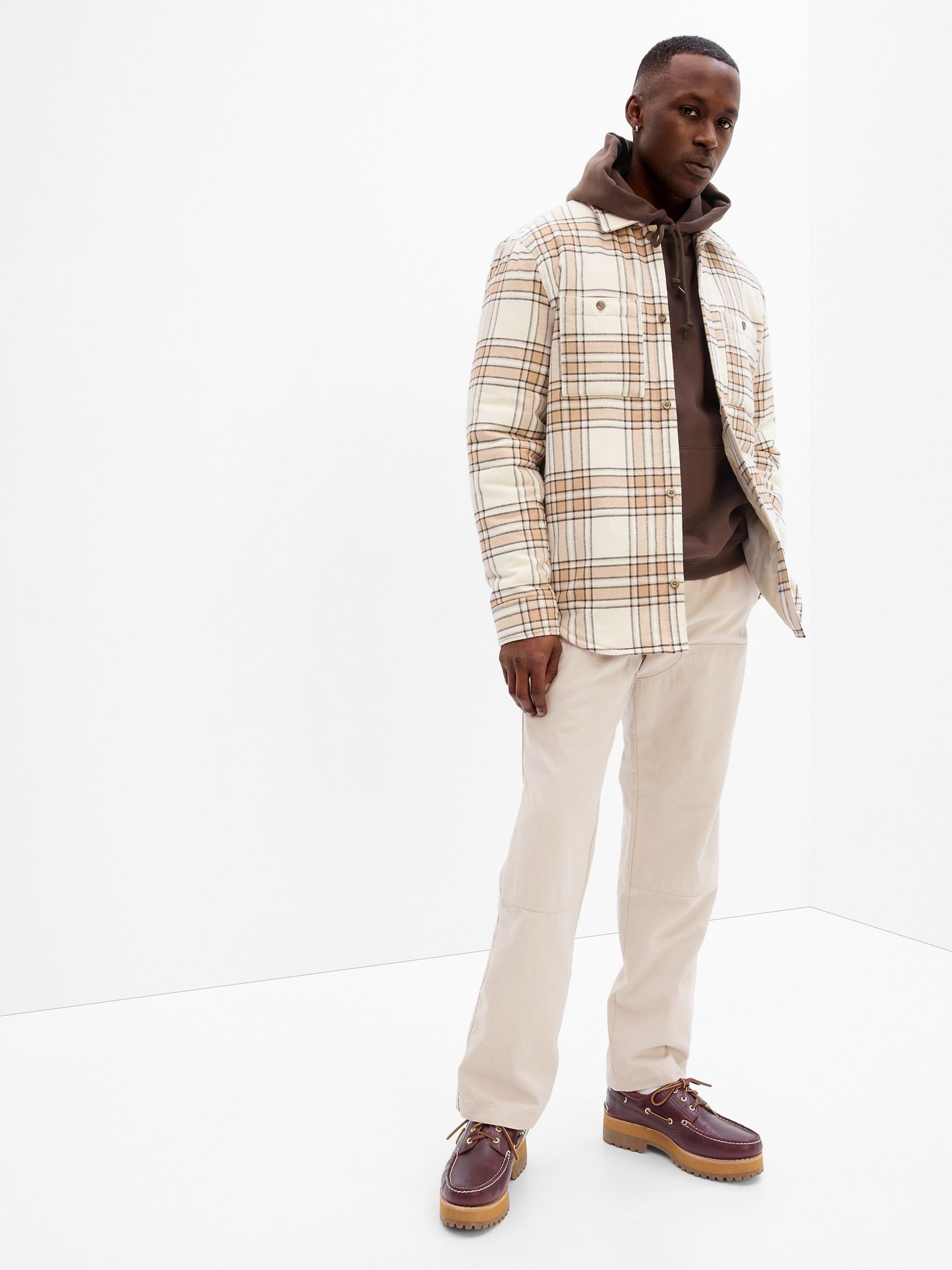 Beige Carpenter Straight Fit Trousers - Image 1 of 4