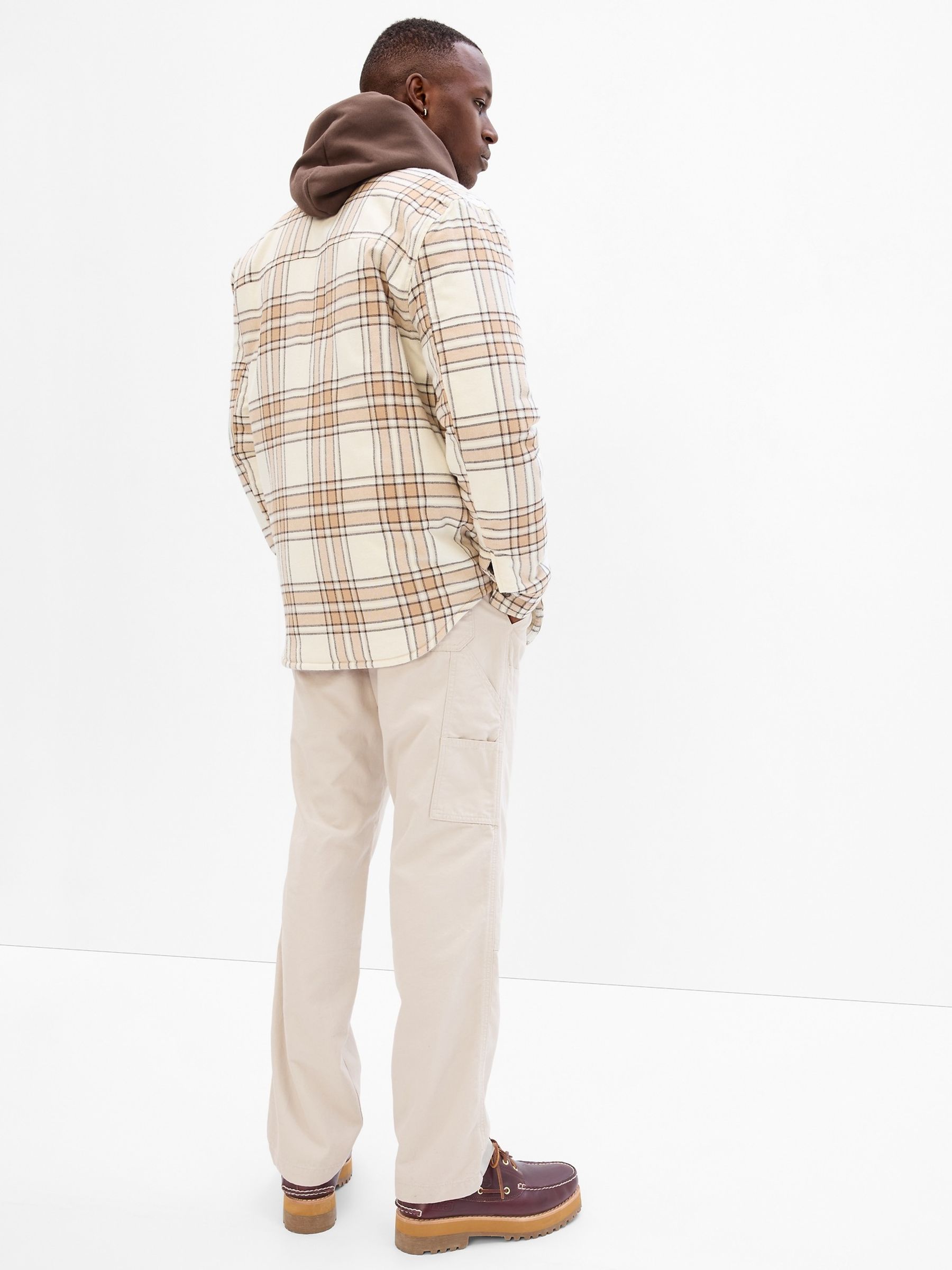 Beige Carpenter Straight Fit Trousers - Image 2 of 4