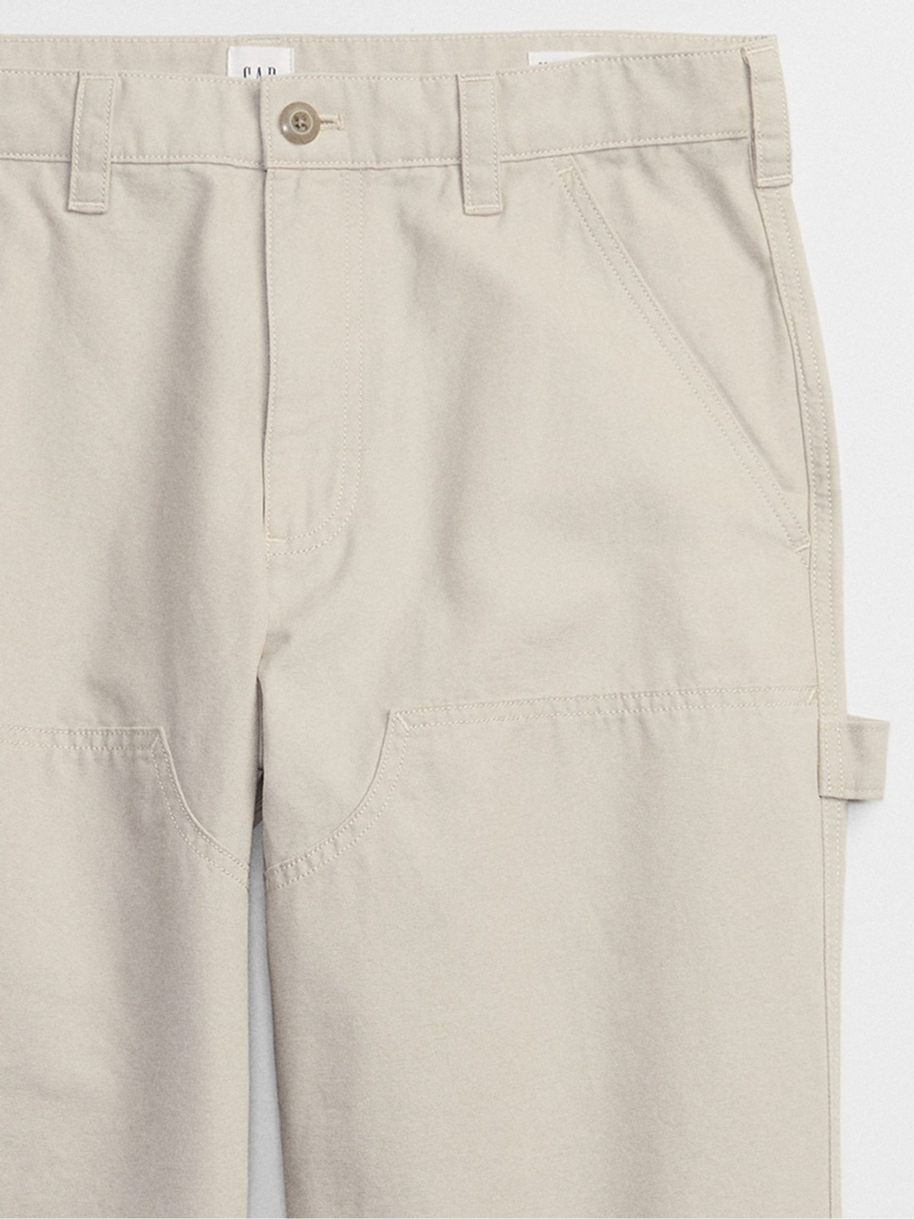 Beige Carpenter Straight Fit Trousers - Image 4 of 4