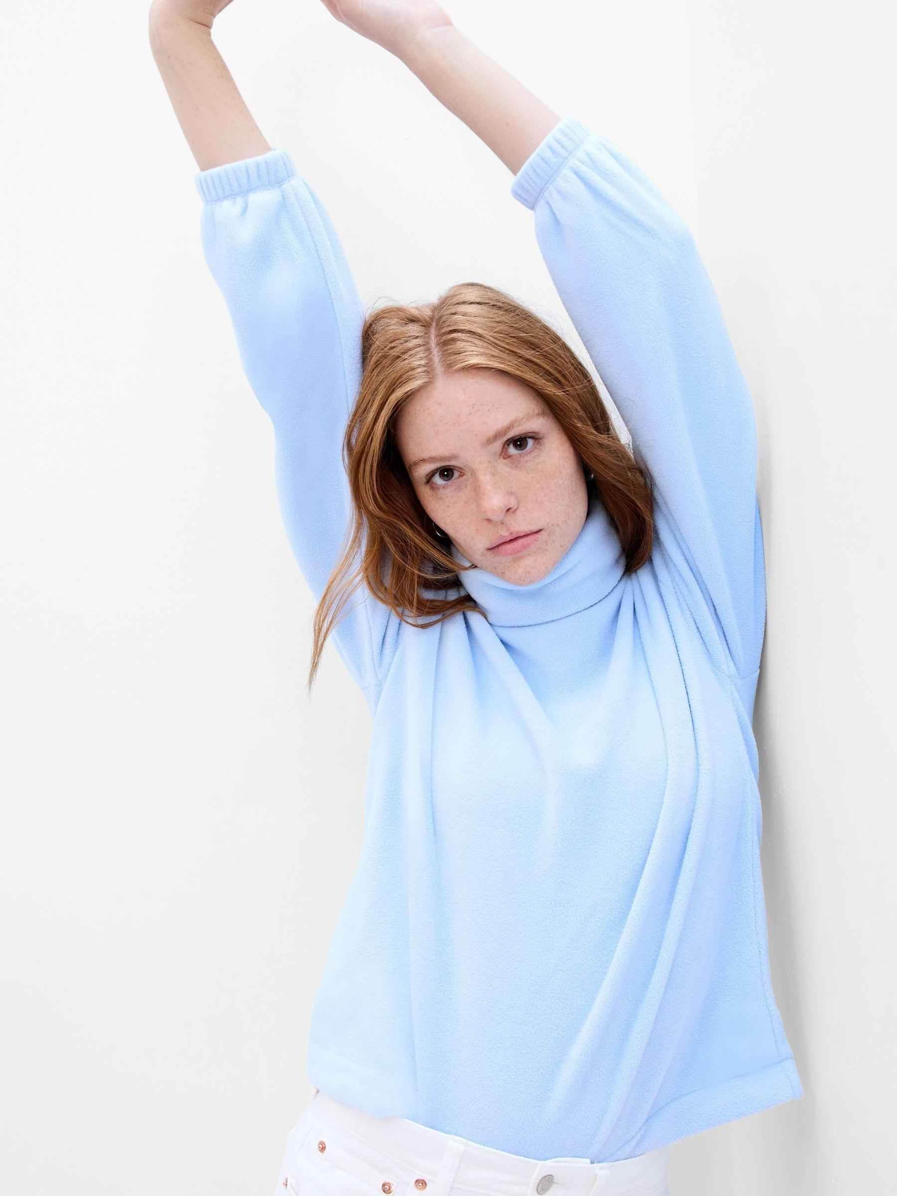 Light Blue Turtle Neck Arctic Fleece - Image 1 of 1