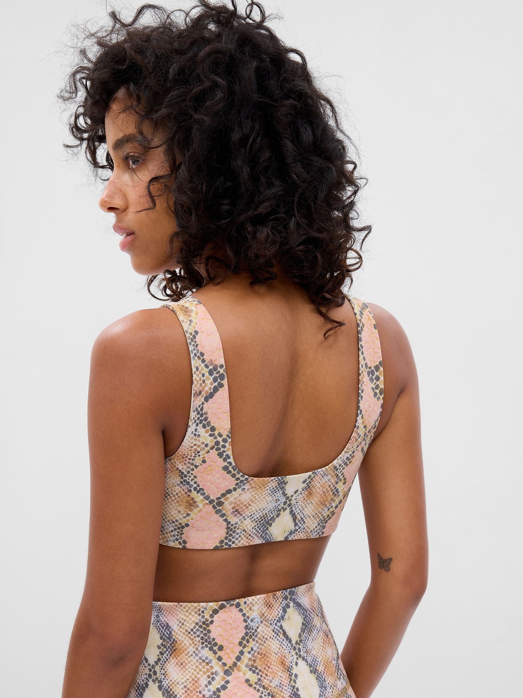 Snake Print Studio Sports Bra - Image 2 of 4