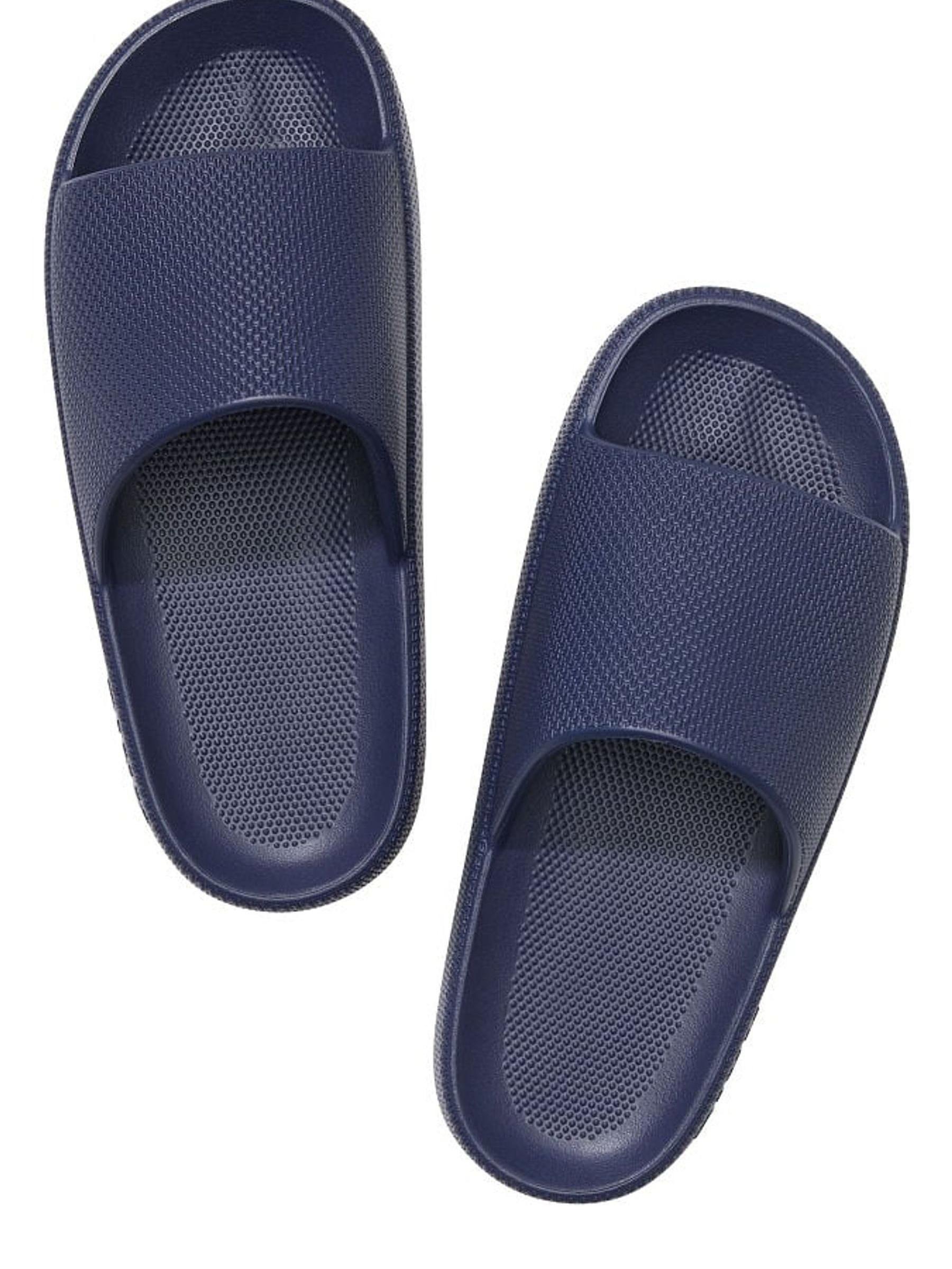 Midnight Navy Blue Pillow Slides - Image 1 of 1