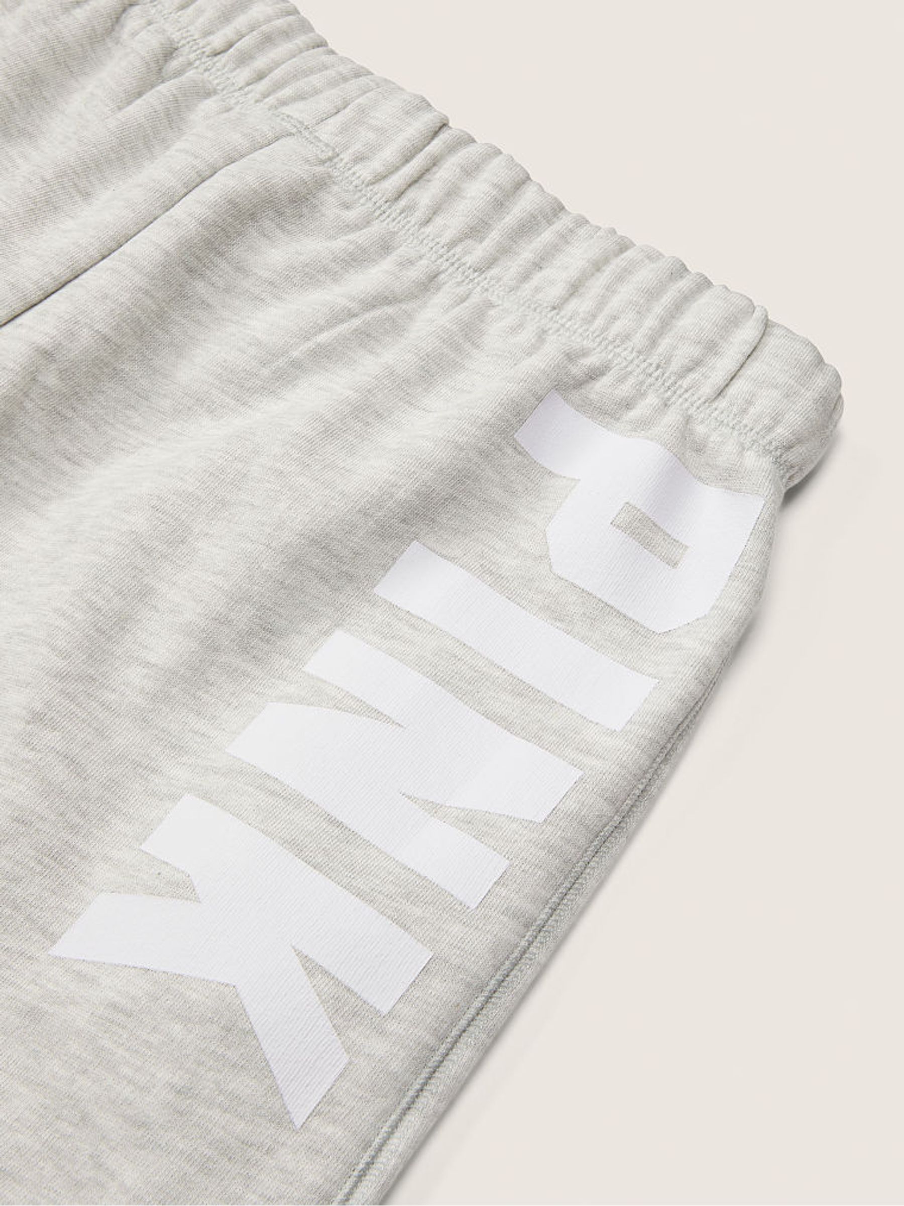 Heather Stone Grey Logo Lounge Short - Image 4 of 4