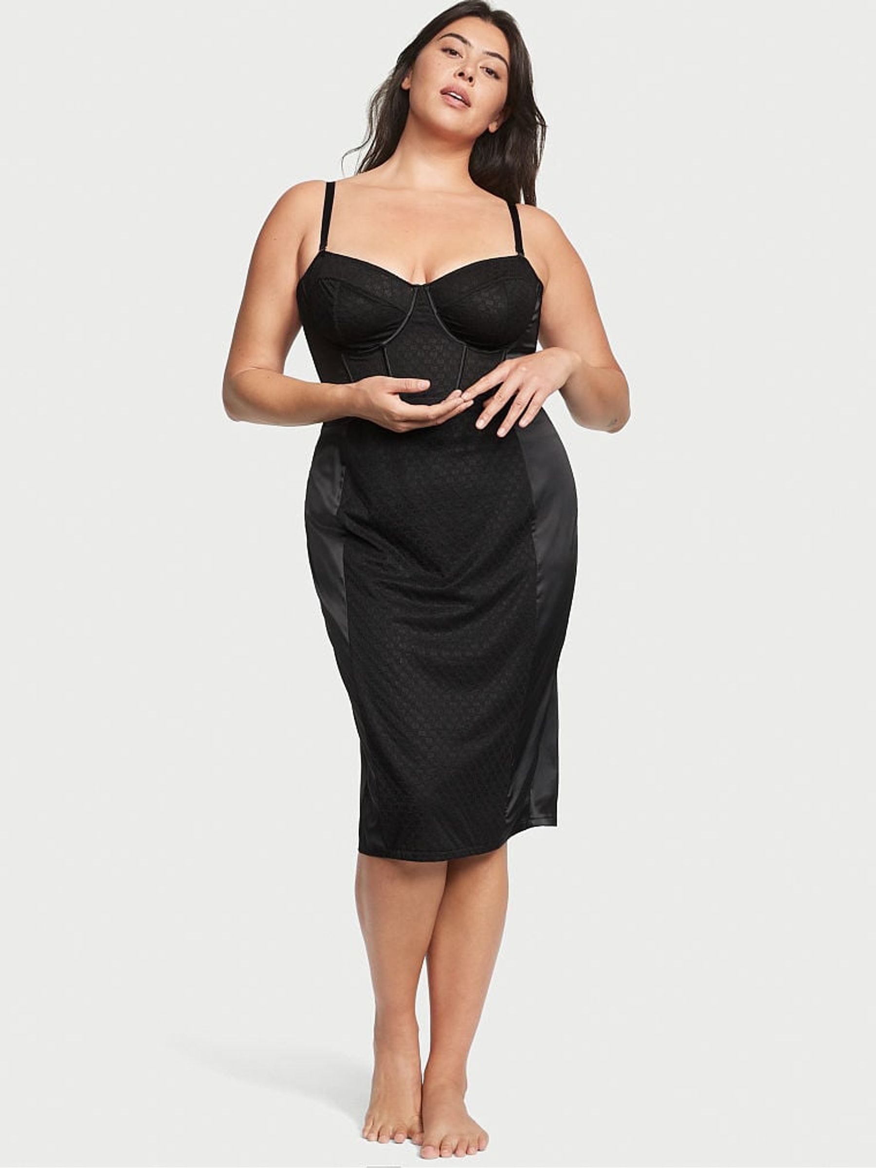 Black Archive Bustier Dress - Image 1 of 3