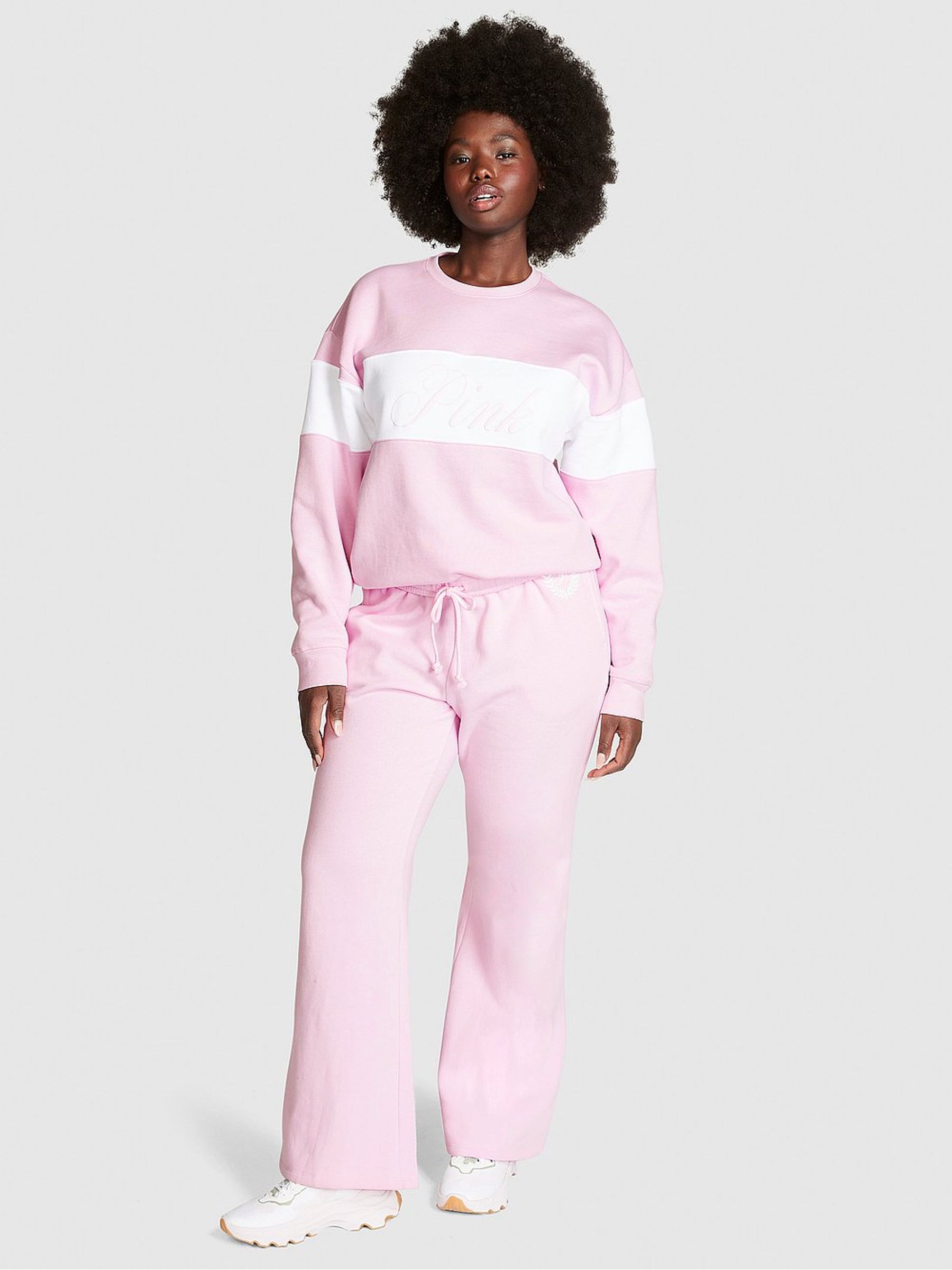 Spring Orchid Pink Fleece Sweatshirt - Image 3 of 4