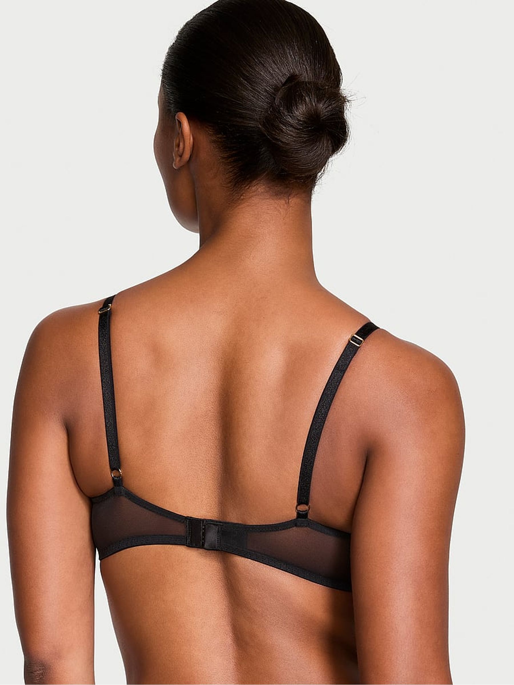 Blue Ombre Unlined Demi Bra - Image 2 of 3