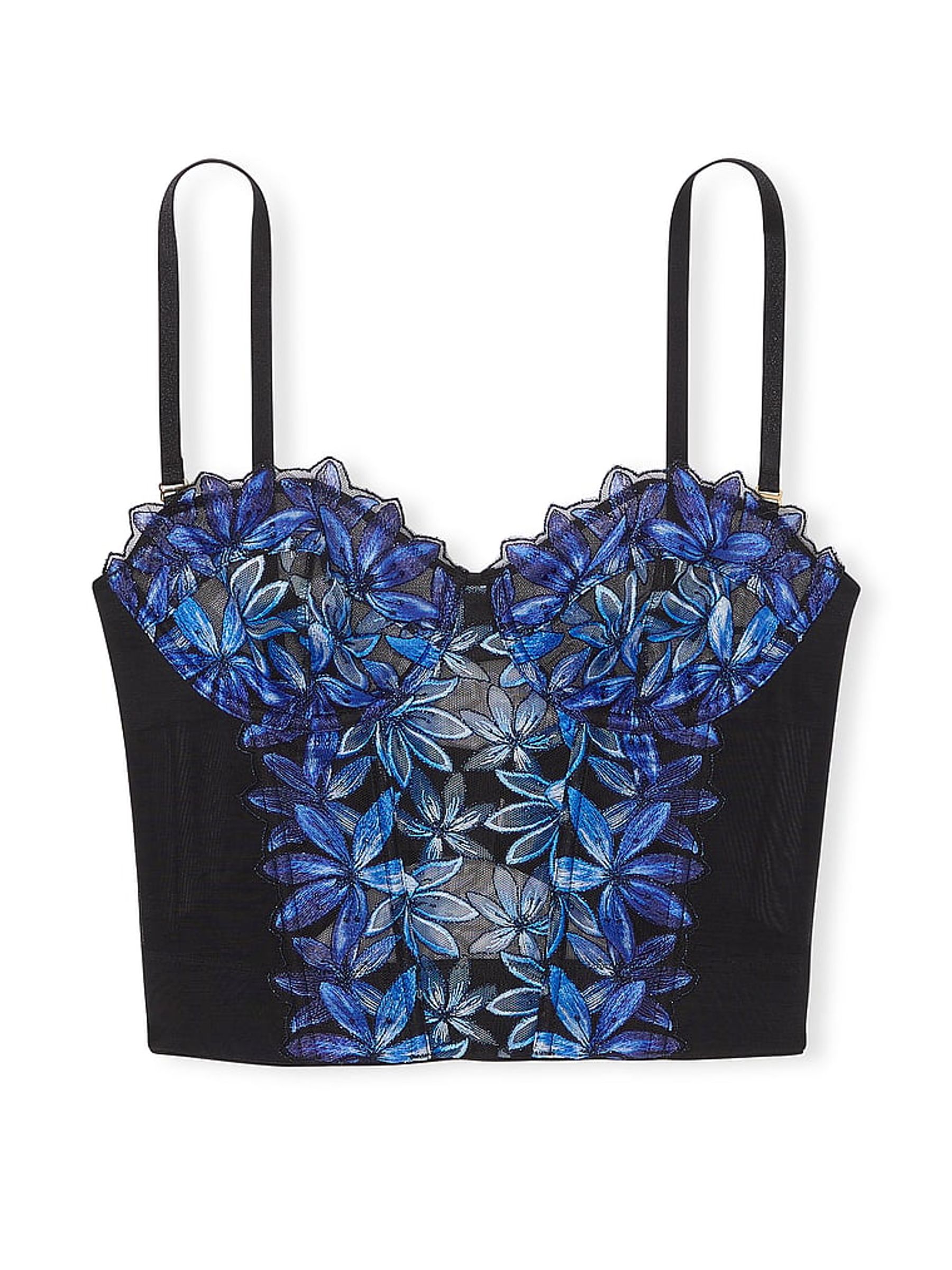 Blue Ziggy Corset Bra Top - Image 3 of 3