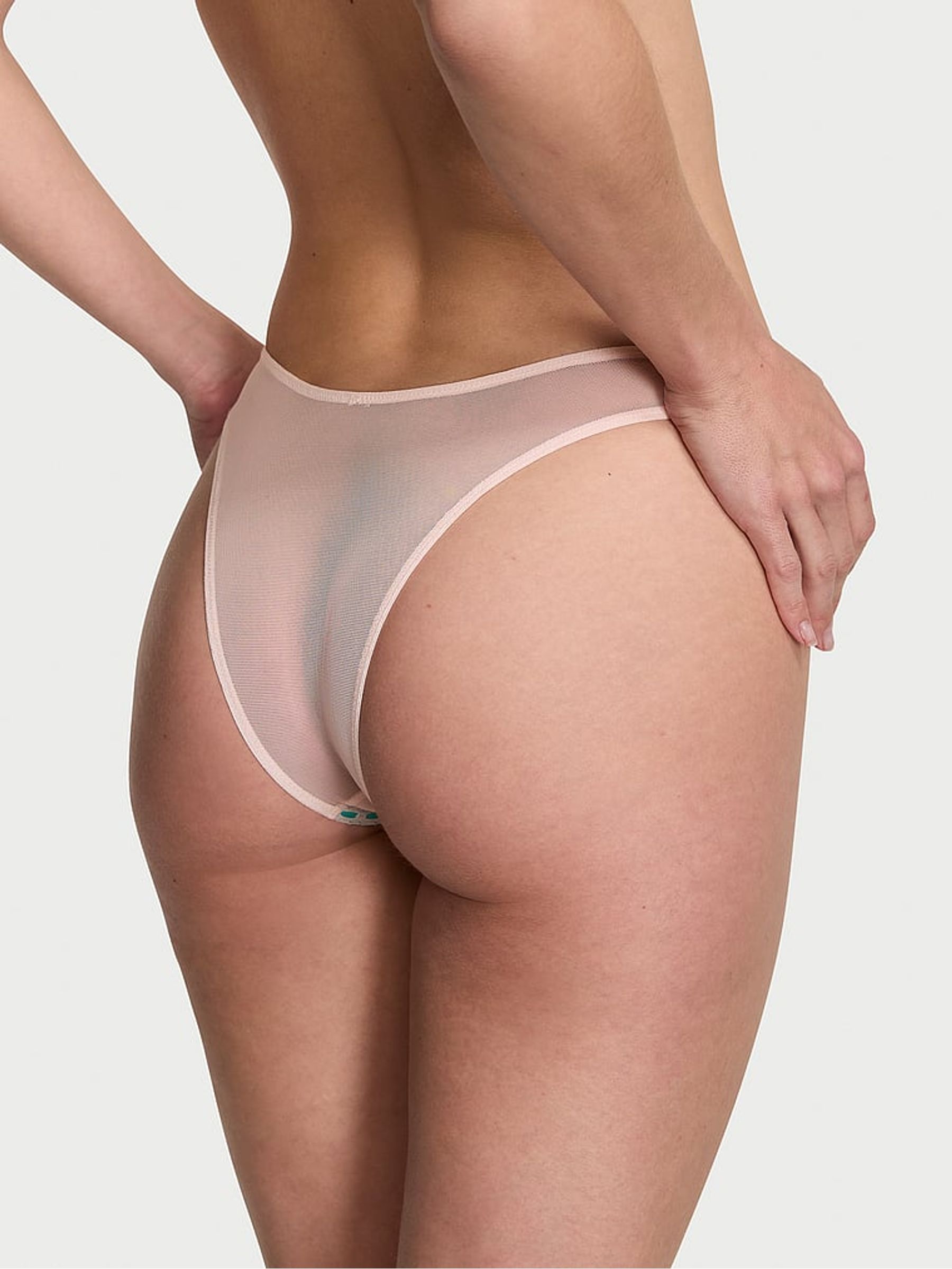 Ballet Pink Brazilian Cherry Blossom Embroidered Knickers - Image 2 of 4