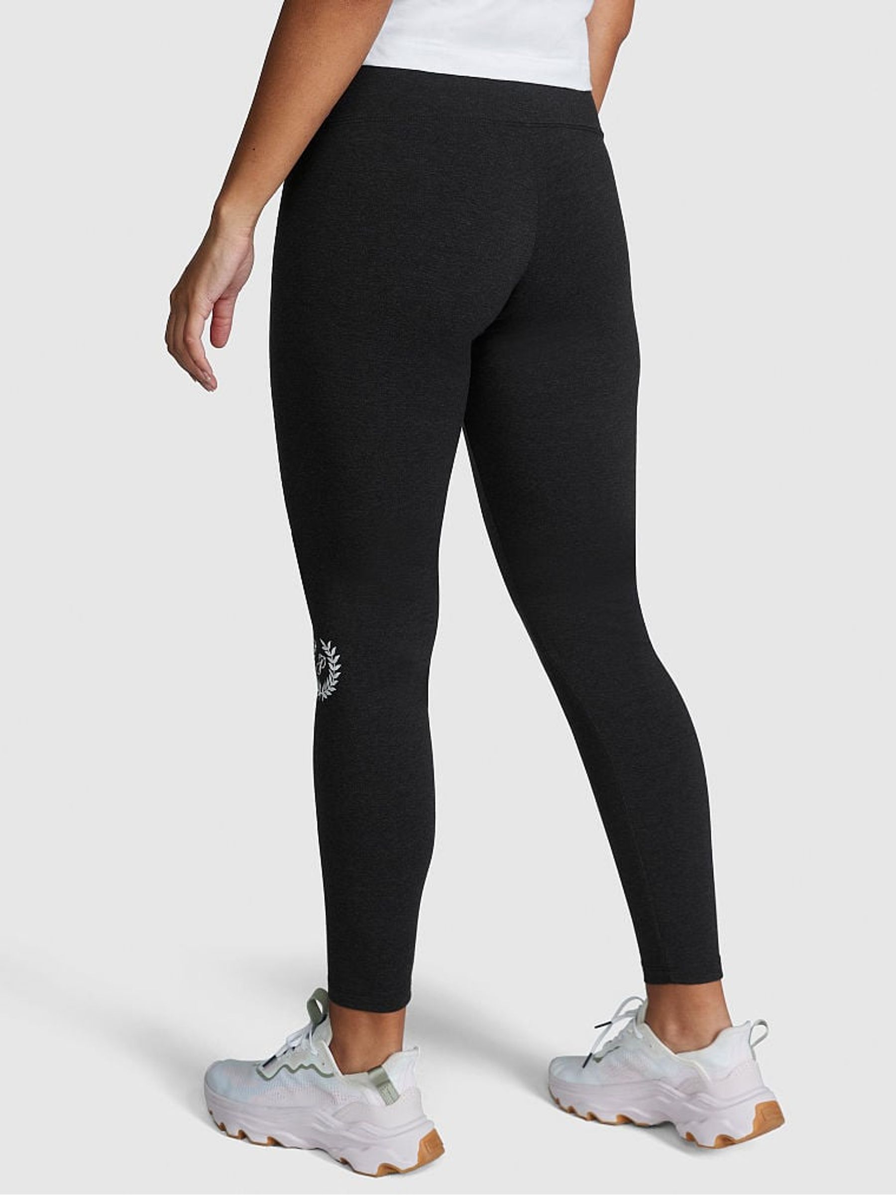 Dark Grey Cotton Legging - Image 2 of 3
