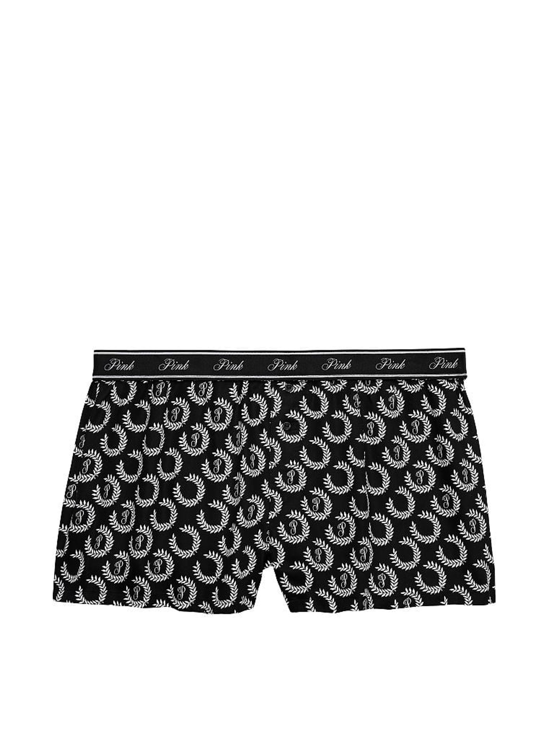 Black Logo Short TENCEL™ Pyjama Bottoms - Image 3 of 4
