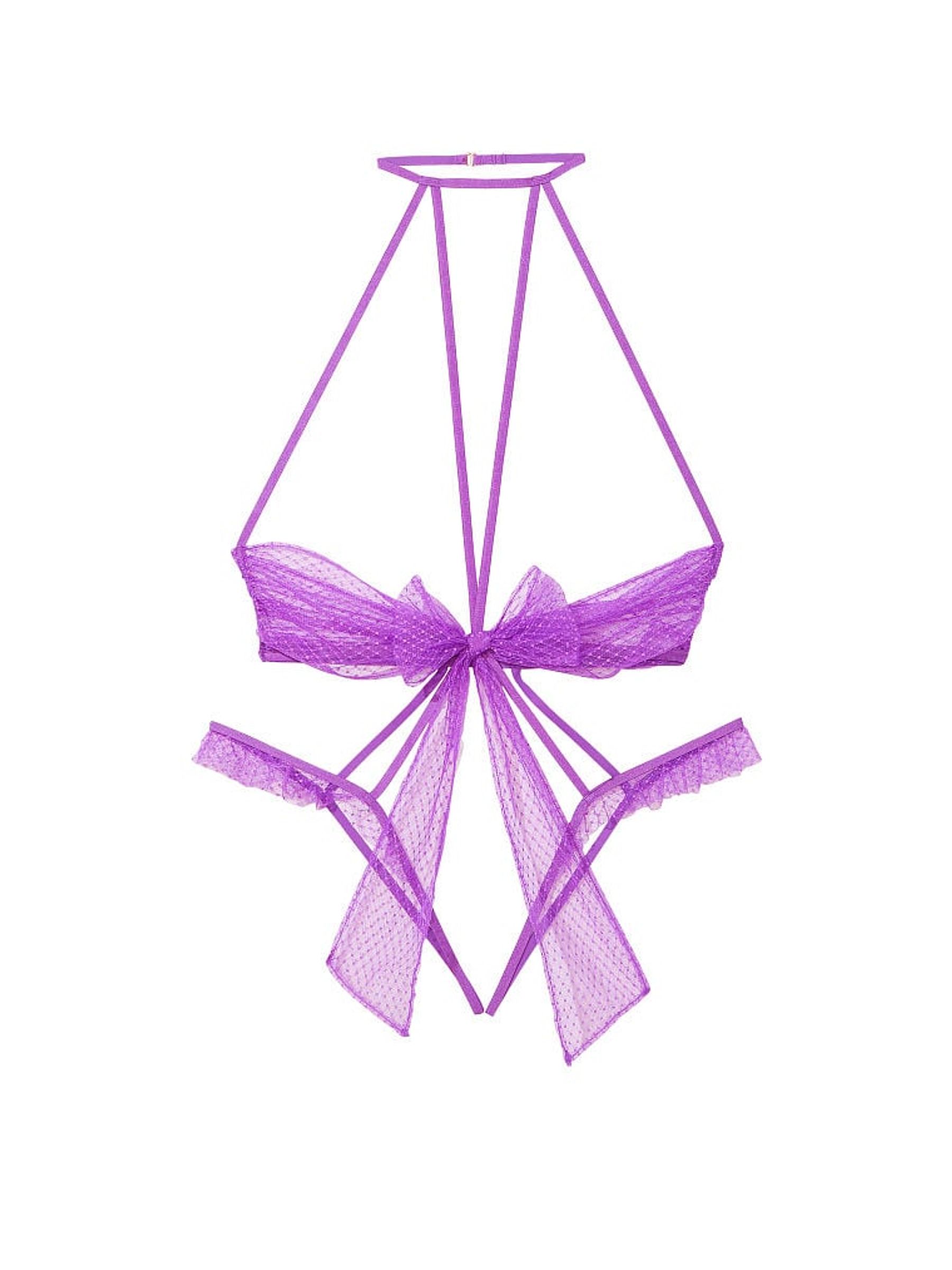 Purple Tease Bow Overt Bodysuit - Image 1 of 1