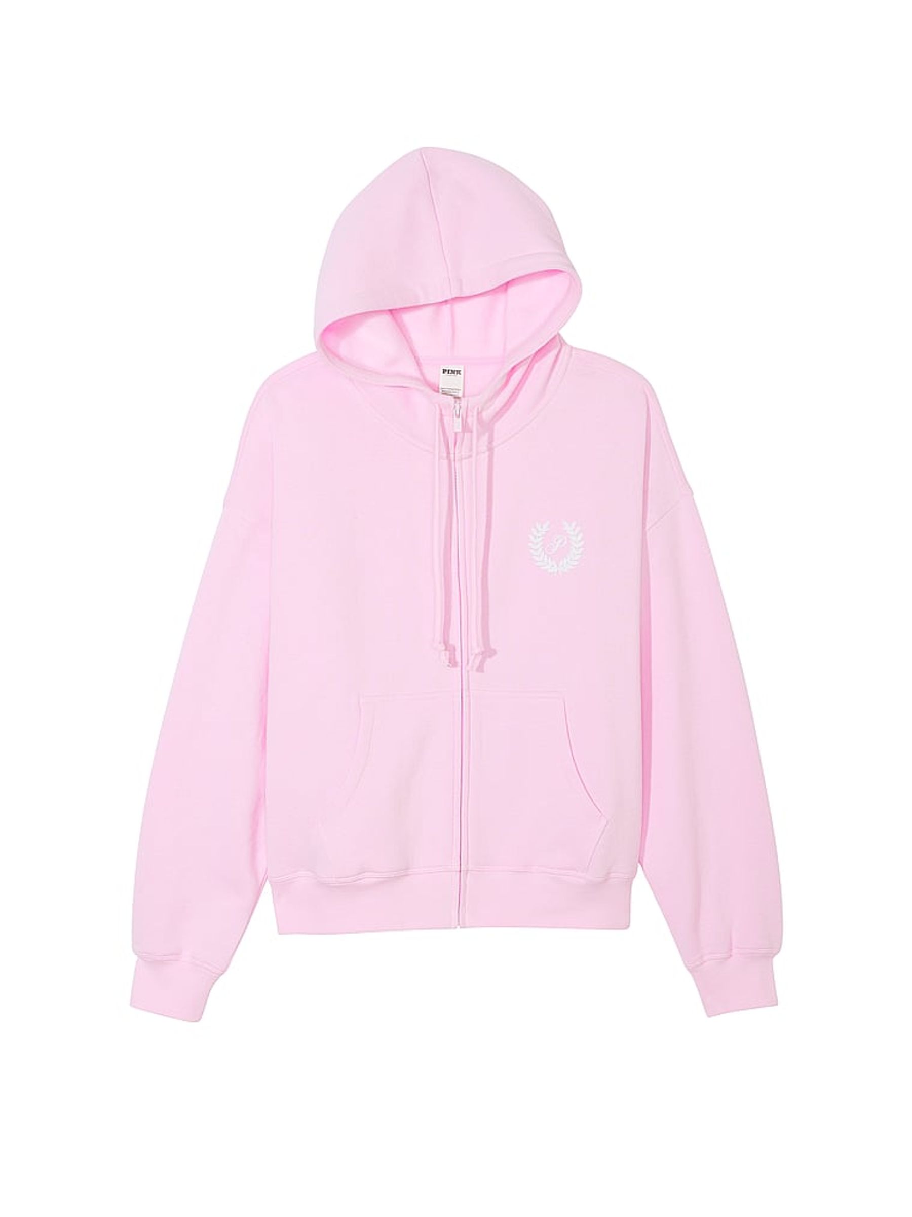 Spring Orchid Pink Fleece Full Zip Hoodie - Image 3 of 3