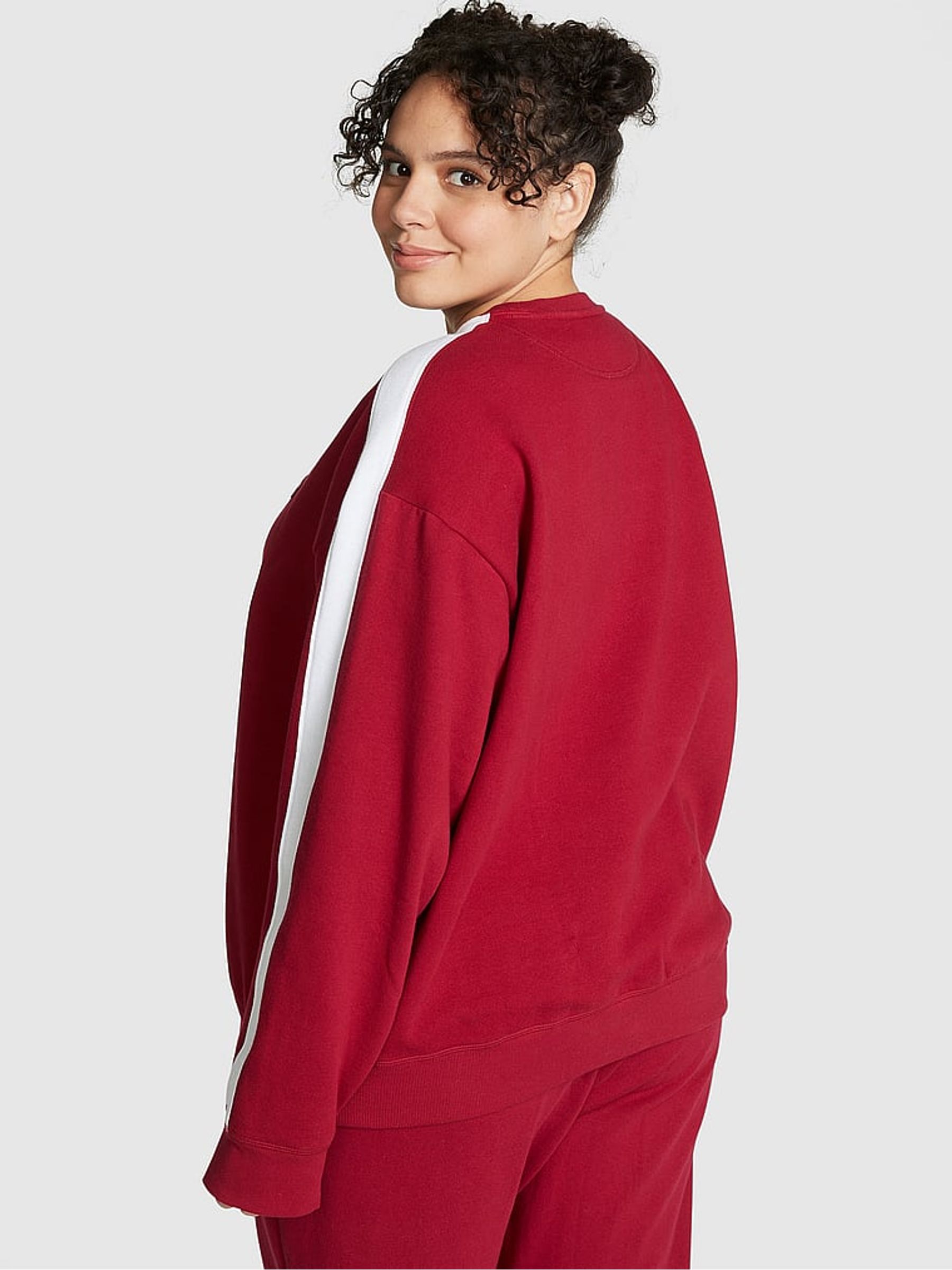 Red Laquer Fleece Sweatshirt - Image 2 of 4