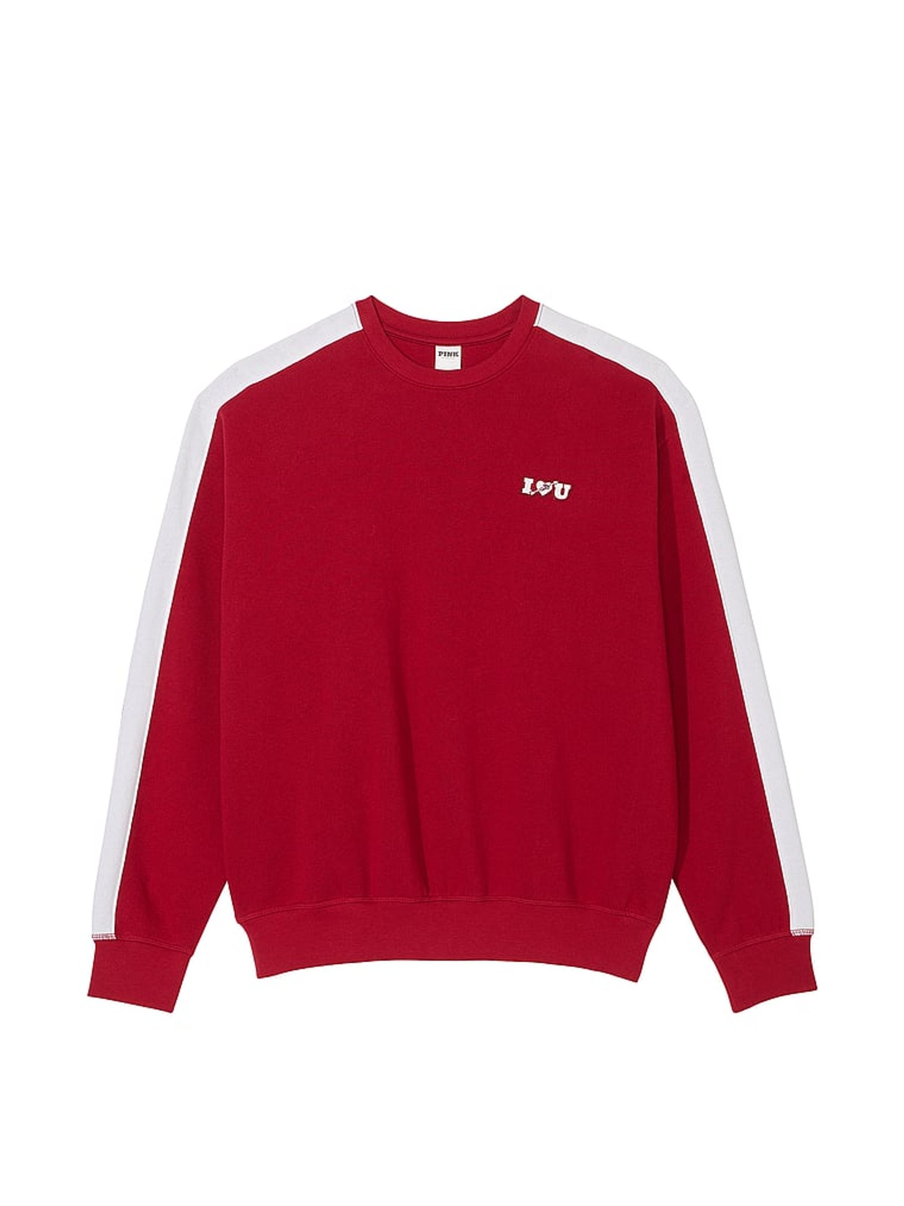 Red Laquer Fleece Sweatshirt - Image 3 of 4