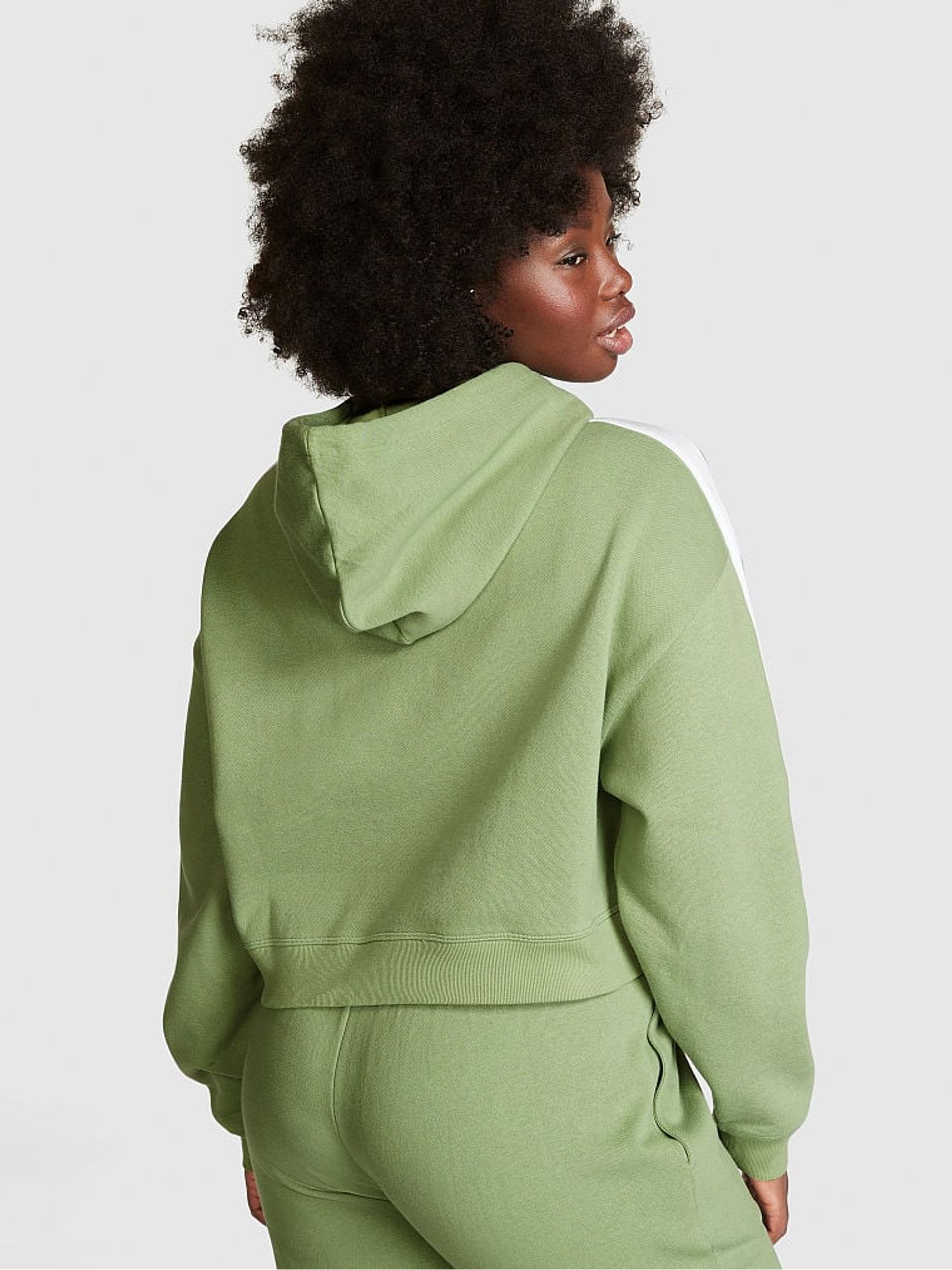 Wild Grass Green Fleece Hoodie - Image 2 of 3