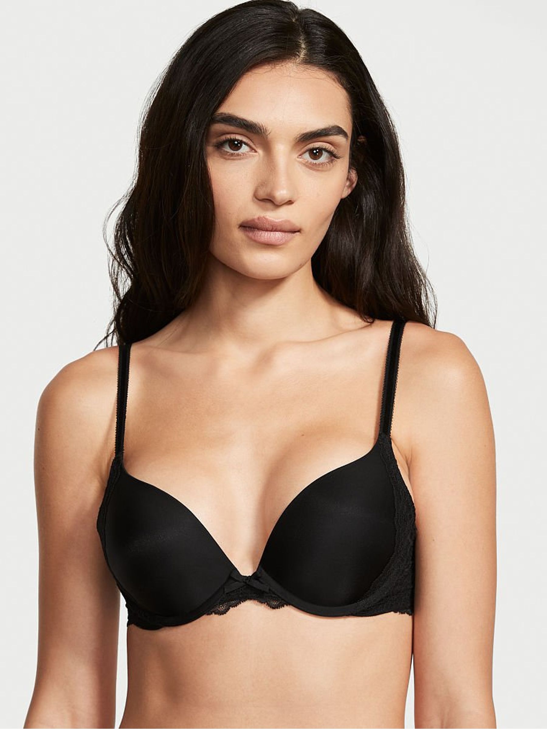 Black Smooth Push Up Bra - Image 1 of 3