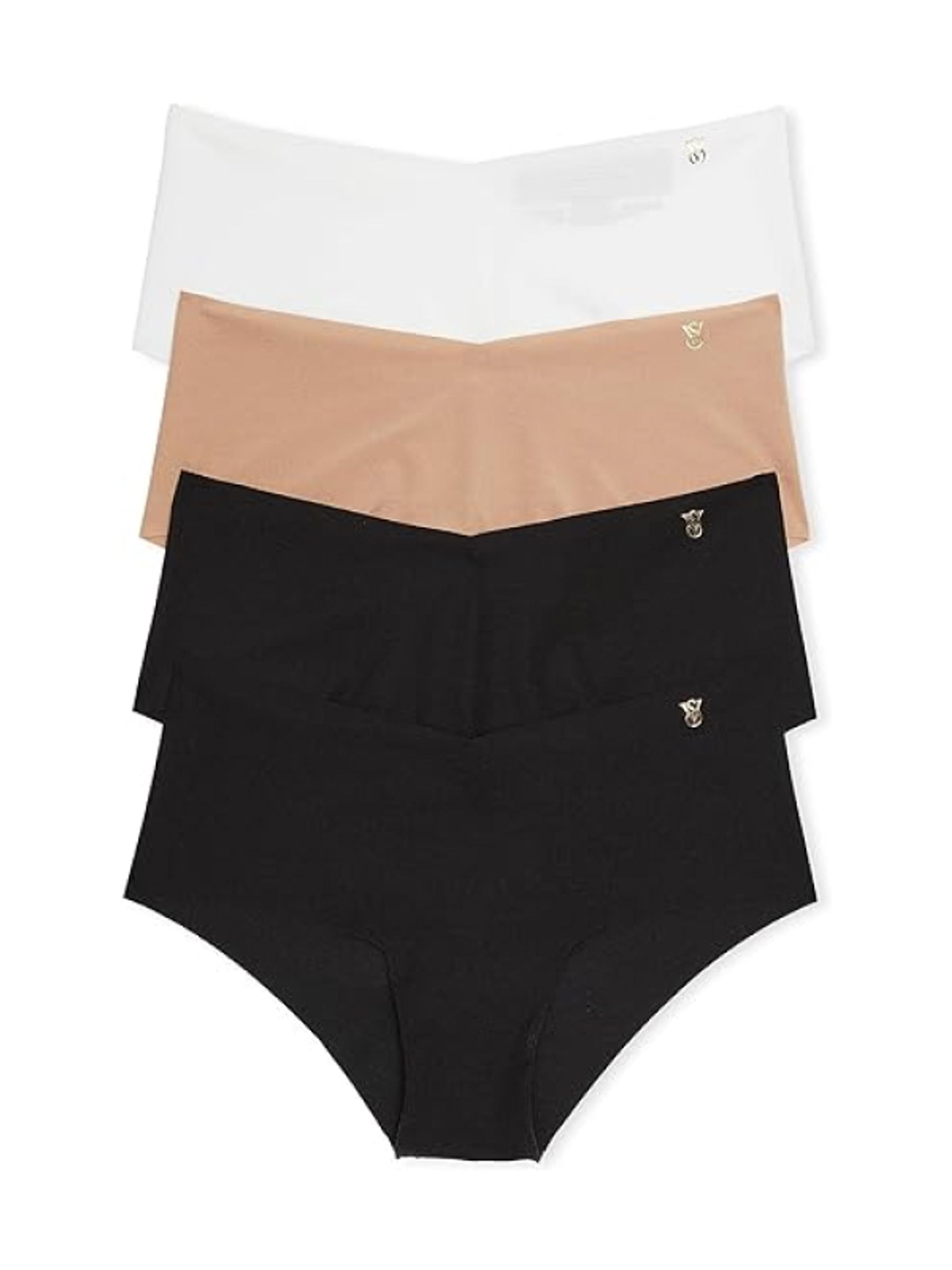 Black/Nude/White Cheeky 4 Pack Knickers - Image 5 of 5