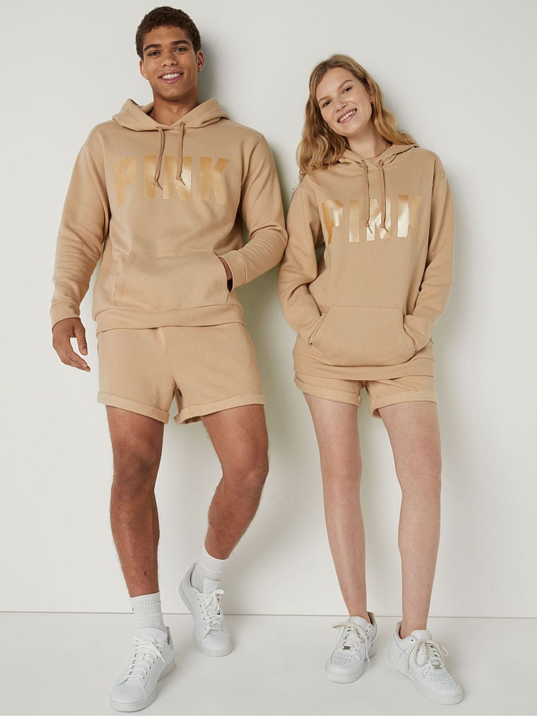 Light Sand Brown Logo Lounge Short - Image 3 of 3