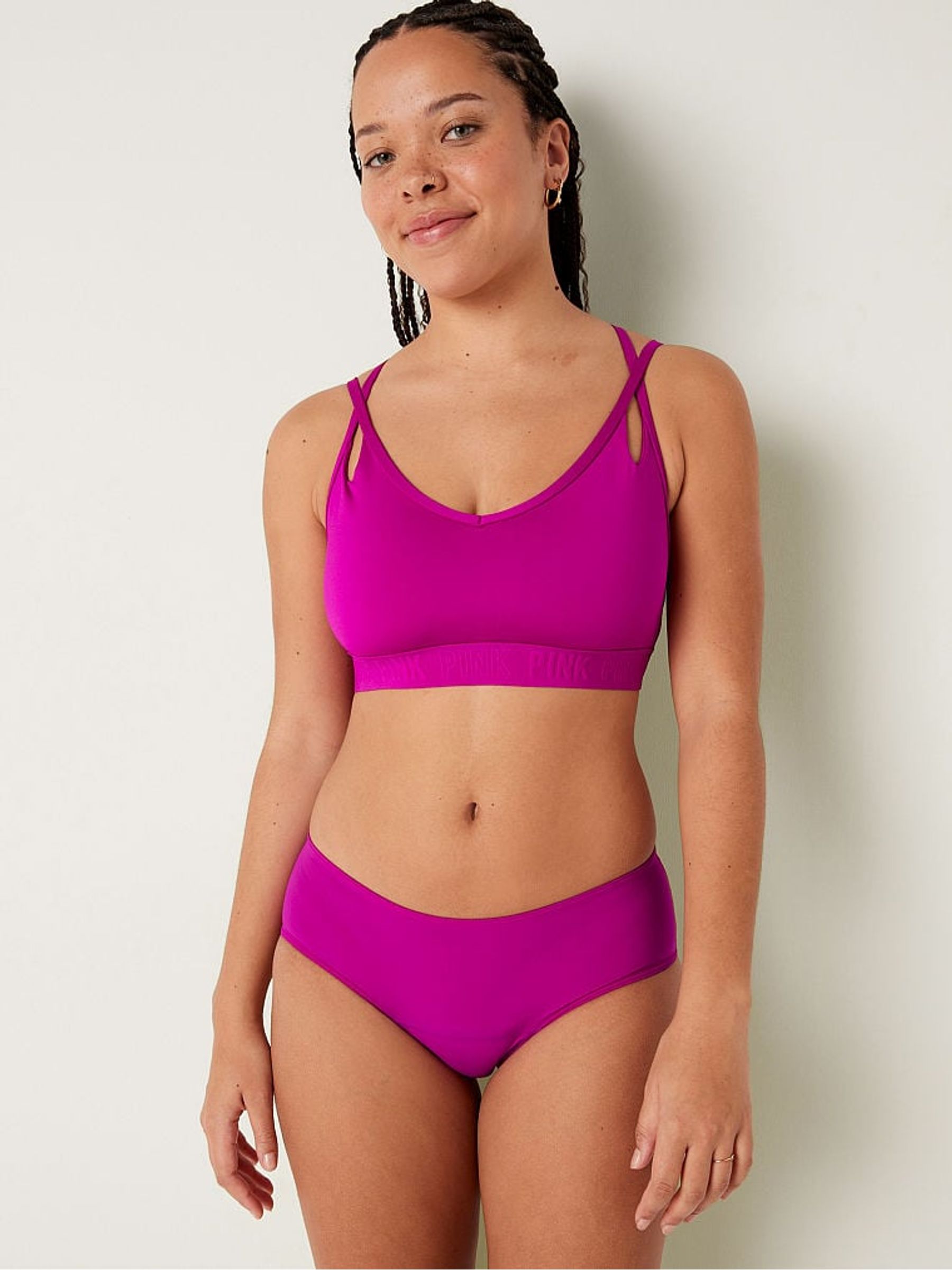 Dahlia Magenta Pink Hipster Period Pant Knickers - Image 1 of 1