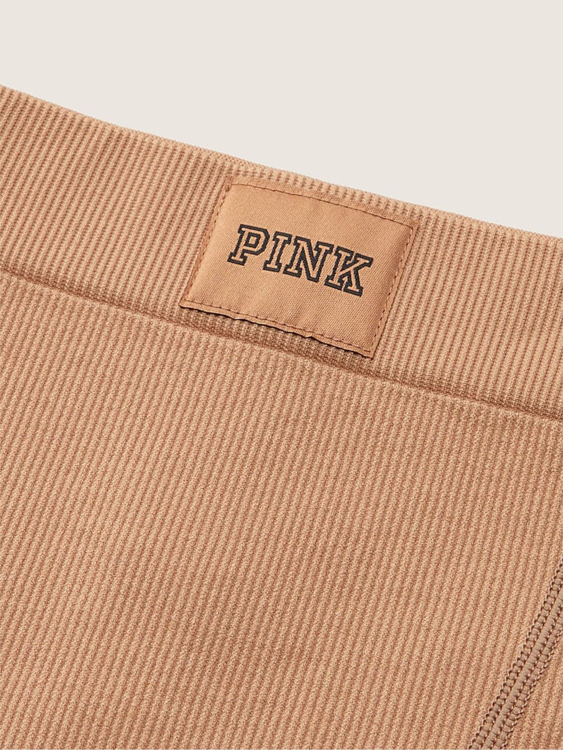 Iced Mocha Nude High Waist Rib Seamless Boxer Brief - Image 4 of 4
