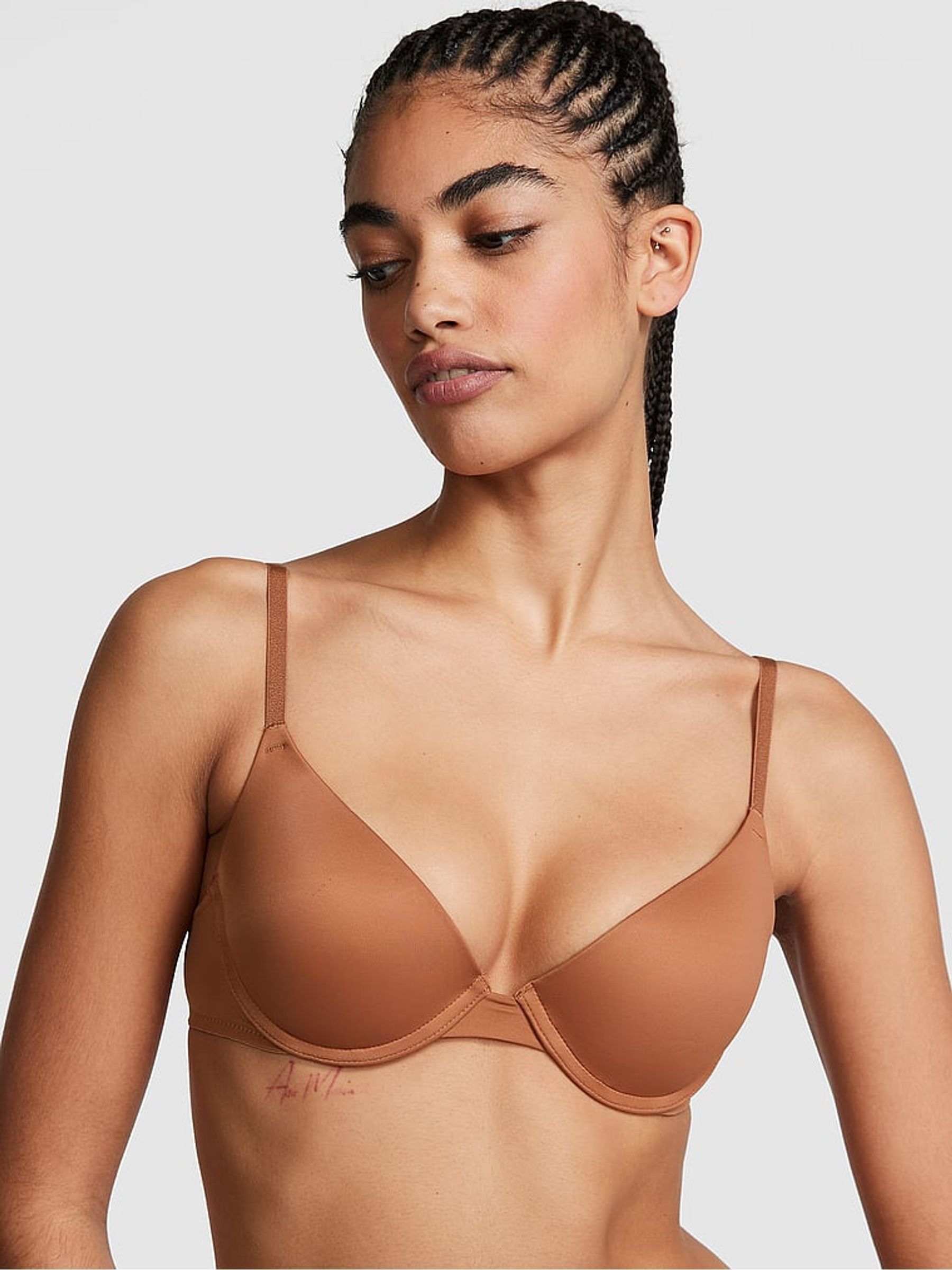 Nude Caramel Push Up Bra - Image 1 of 4