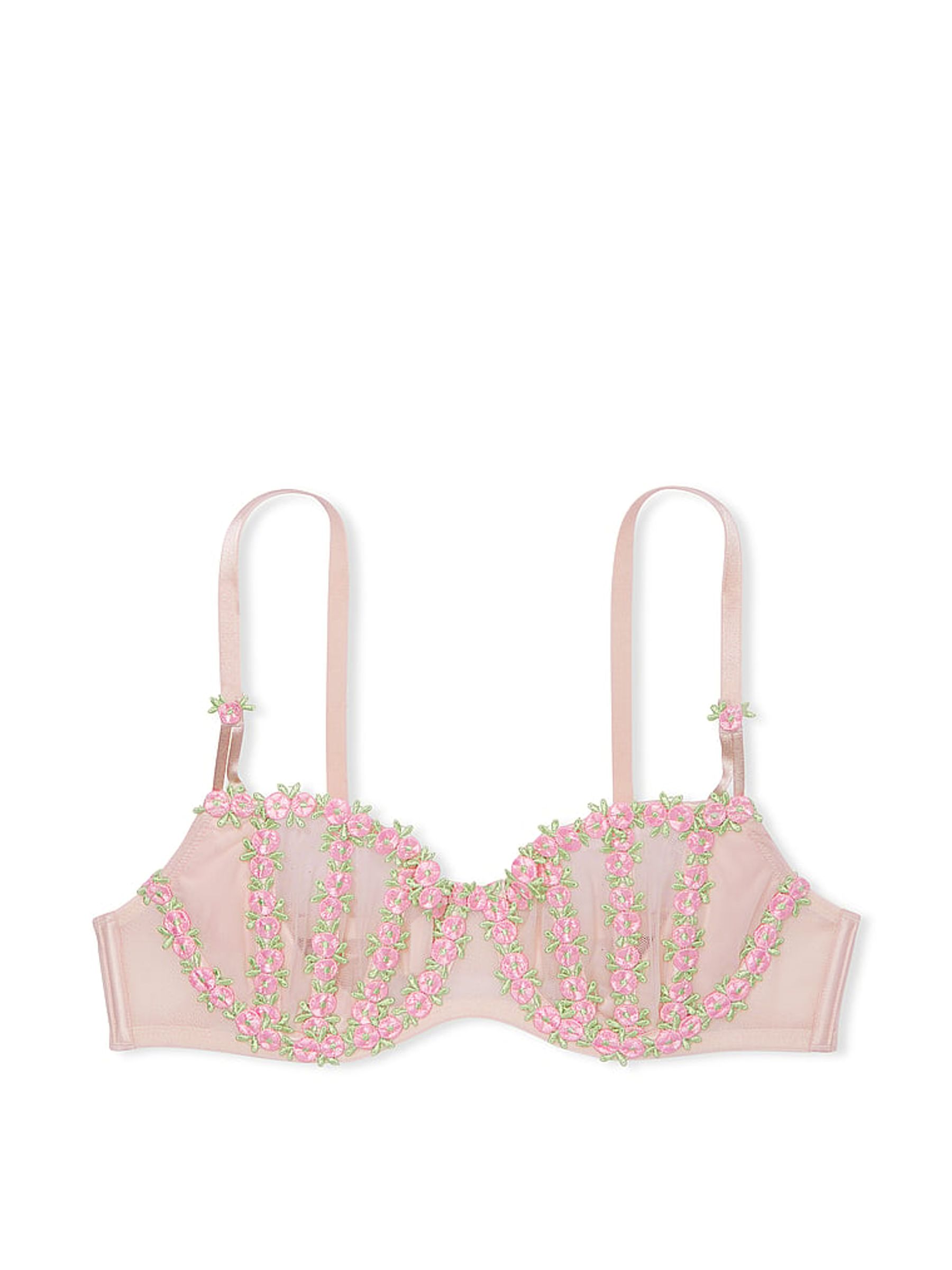Rosebud Pink Structure Unlined Balcony Bra - Image 3 of 3