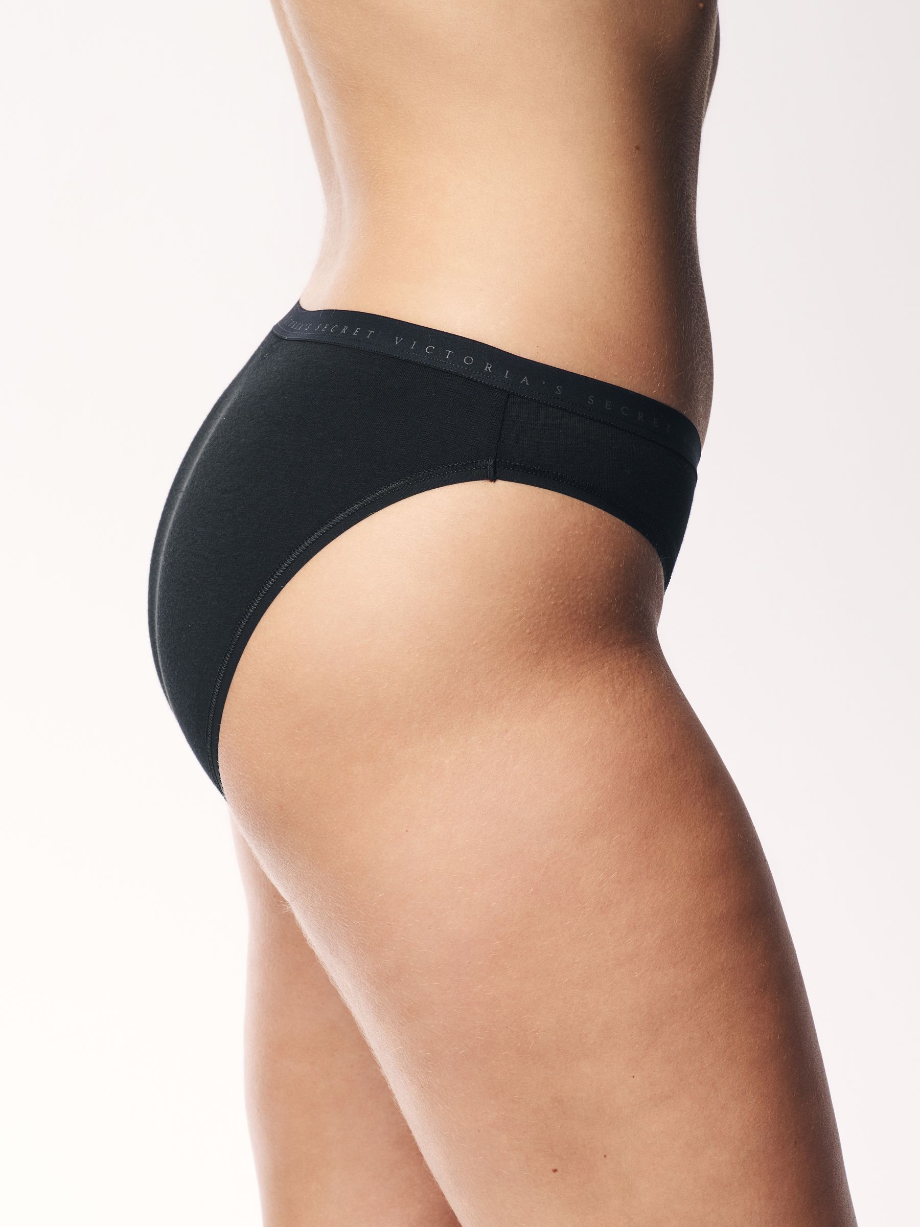 Black Bikini Logo 4 Pack Knickers - Image 3 of 5