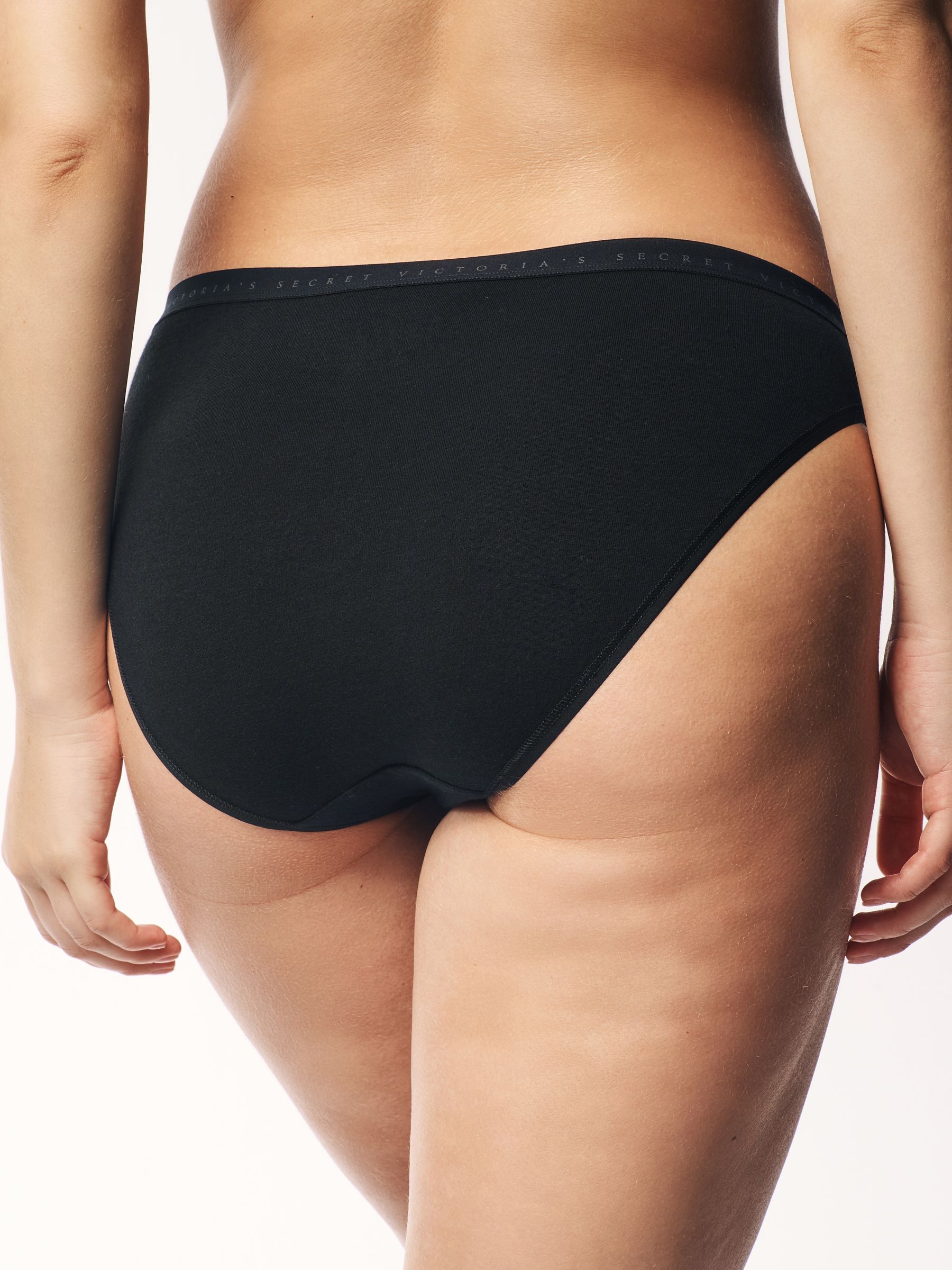 Black Bikini Logo 4 Pack Knickers - Image 4 of 5