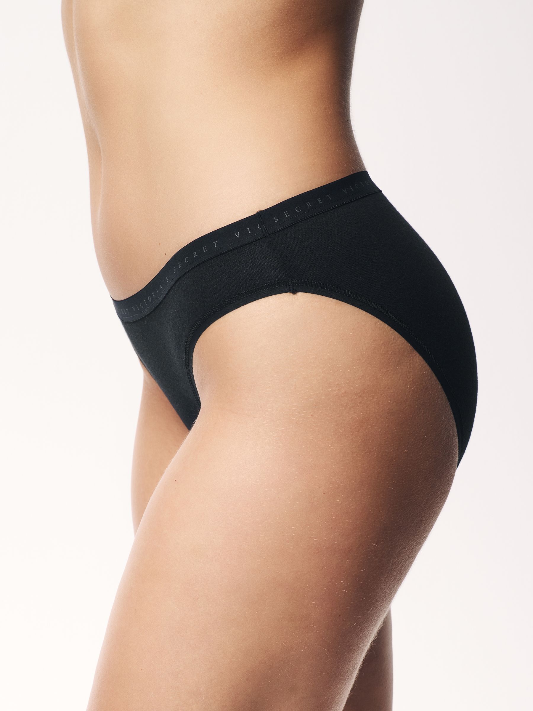 Black Bikini Logo 4 Pack Knickers - Image 5 of 5